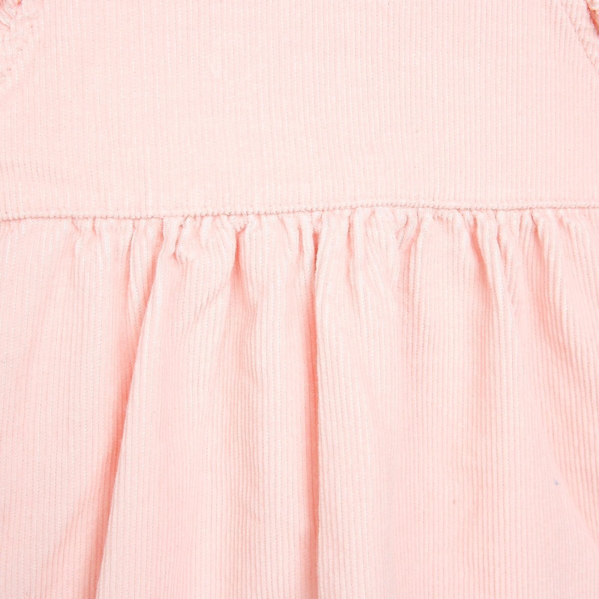 HelloBaby Basic Baby Girl Velvet Overall - Pink - mezetto ebebek ebebek