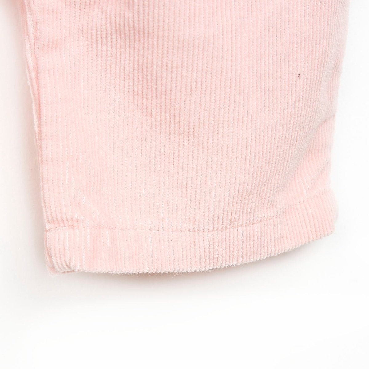 HelloBaby Basic Baby Girl Velvet Overall - Pink - mezetto ebebek ebebek