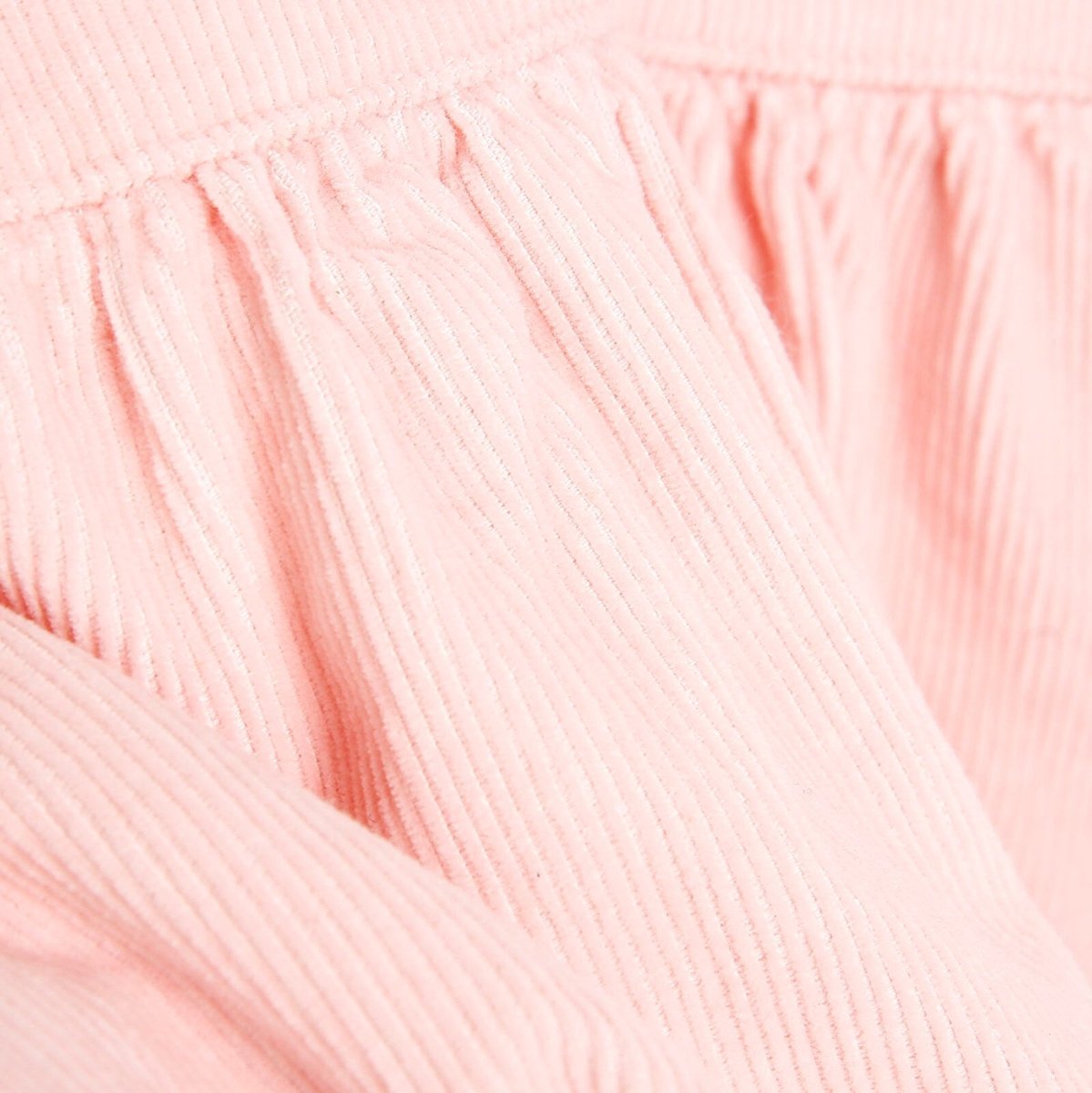 HelloBaby Basic Baby Girl Velvet Overall - Pink - mezetto ebebek ebebek