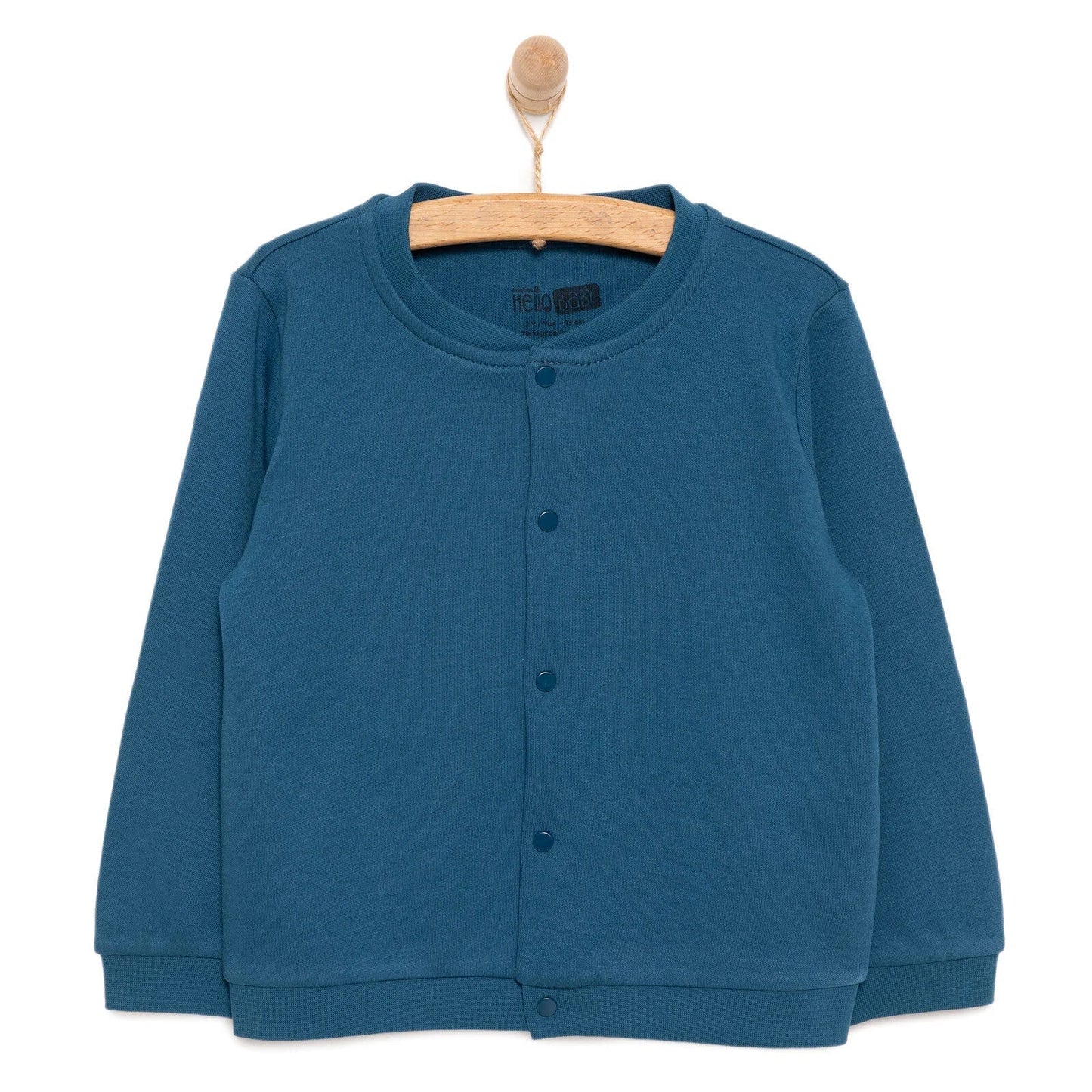HelloBaby Basic Boy Cardigan - Dark Blue - mezetto ebebek ebebek