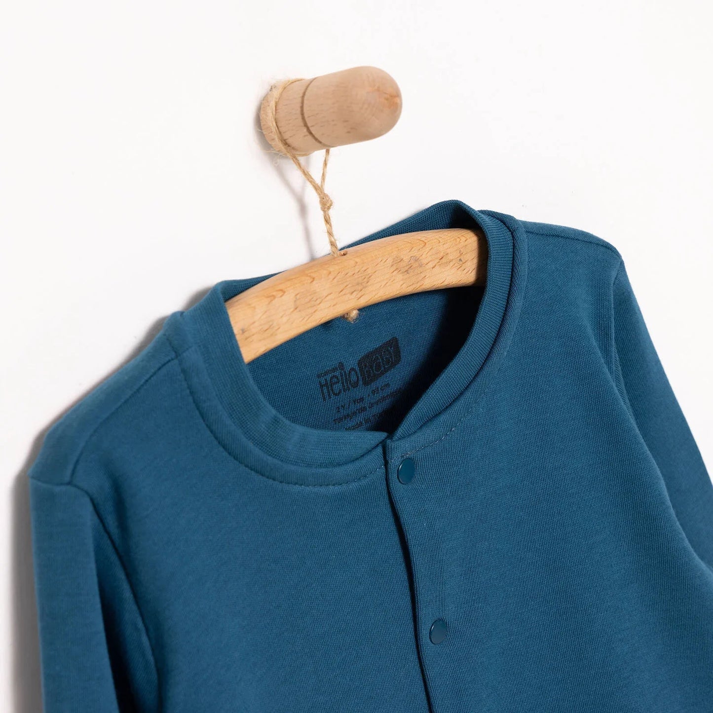 HelloBaby Basic Boy Cardigan - Dark Blue - mezetto ebebek ebebek