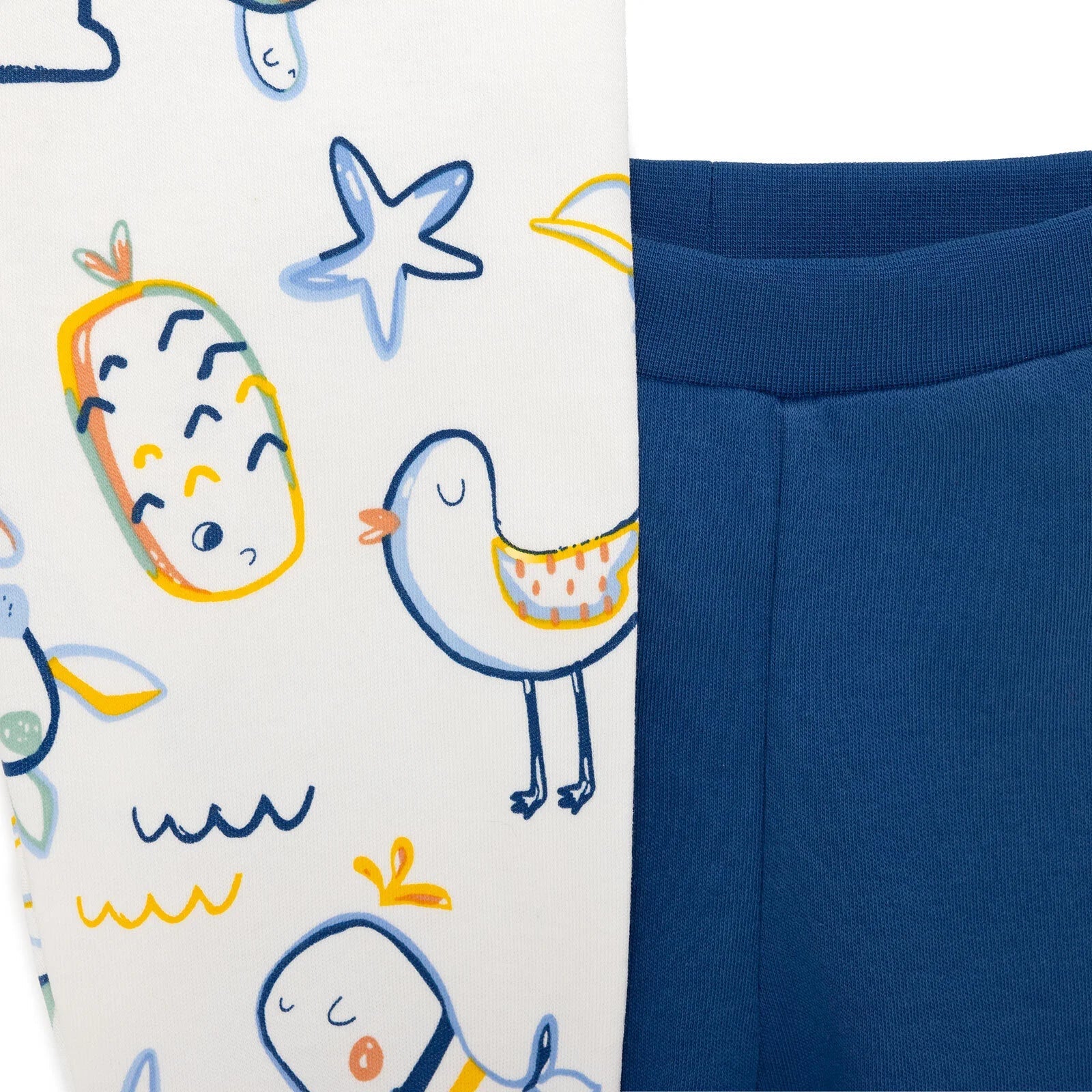 HelloBaby Basic Boy Joggers 2 pcs - Navy Blue - mezetto ebebek ebebek