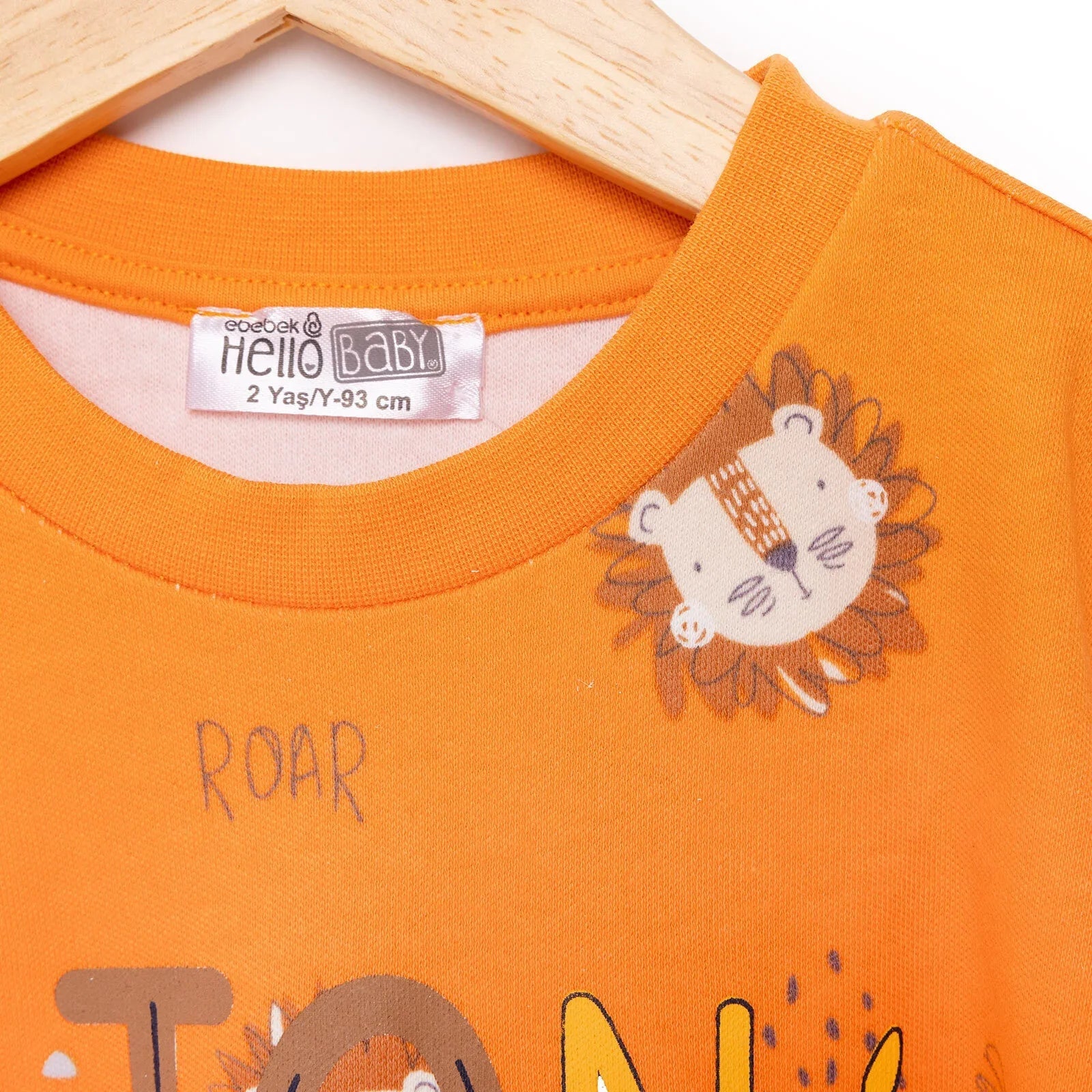 HelloBaby Basic Boy Lion Printed Jogging - Printed - mezetto ebebek ebebek