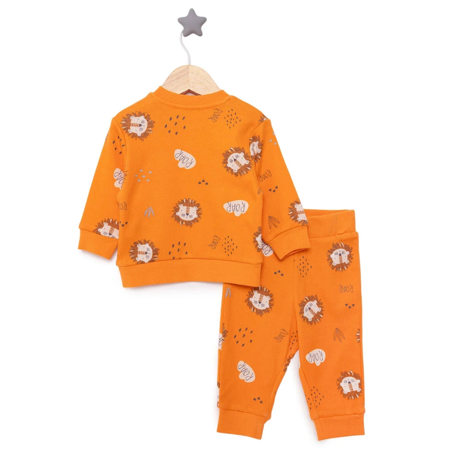 HelloBaby Basic Boy Lion Printed Jogging - Printed - mezetto ebebek ebebek