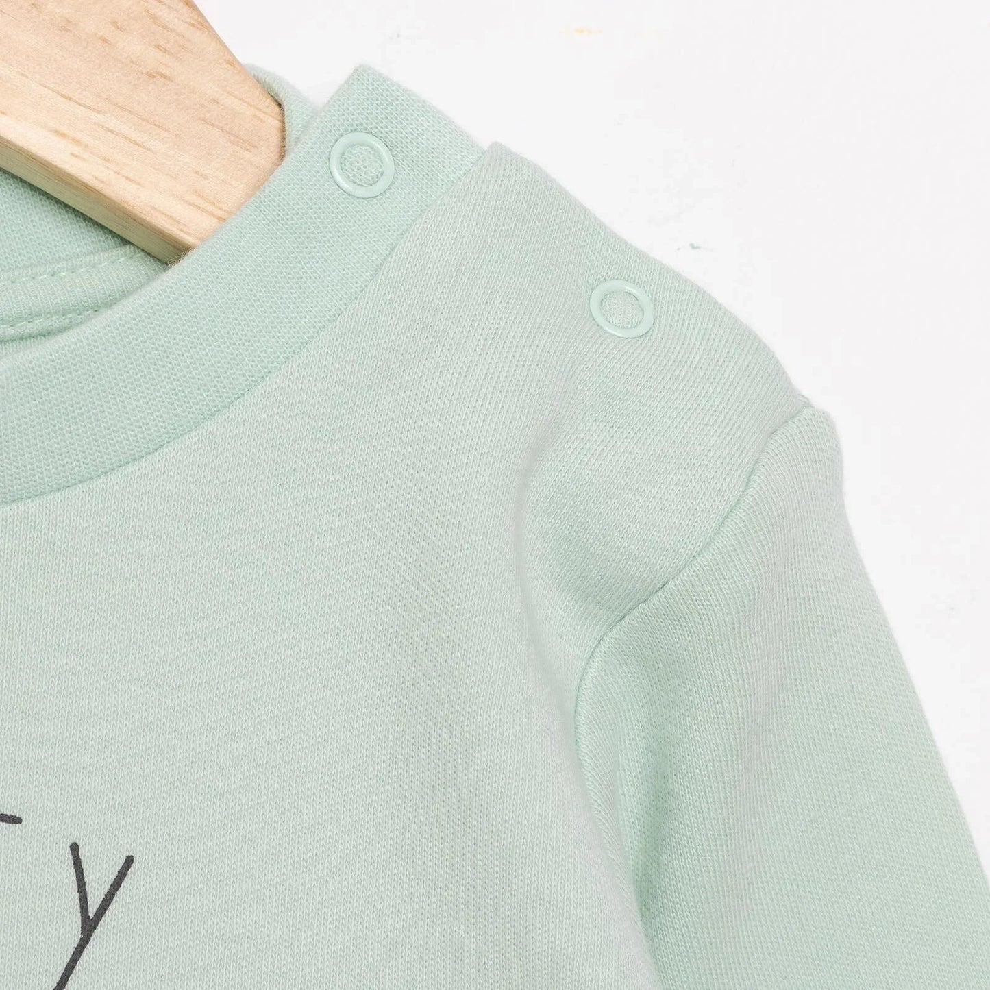 HelloBaby Basic Cat Printed Interlock Long Sleeve T-Shirt - Multicolour - mezetto ebebek ebebek