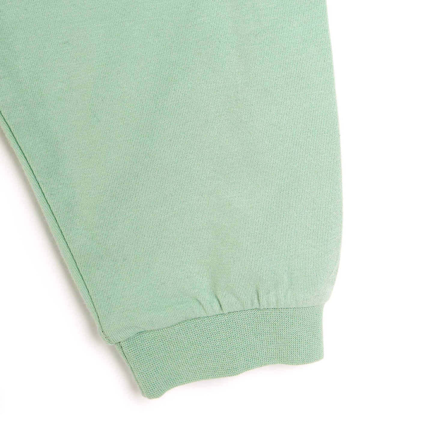 HelloBaby Basic Collared Neck Pyjamas Set - Mint - mezetto ebebek ebebek