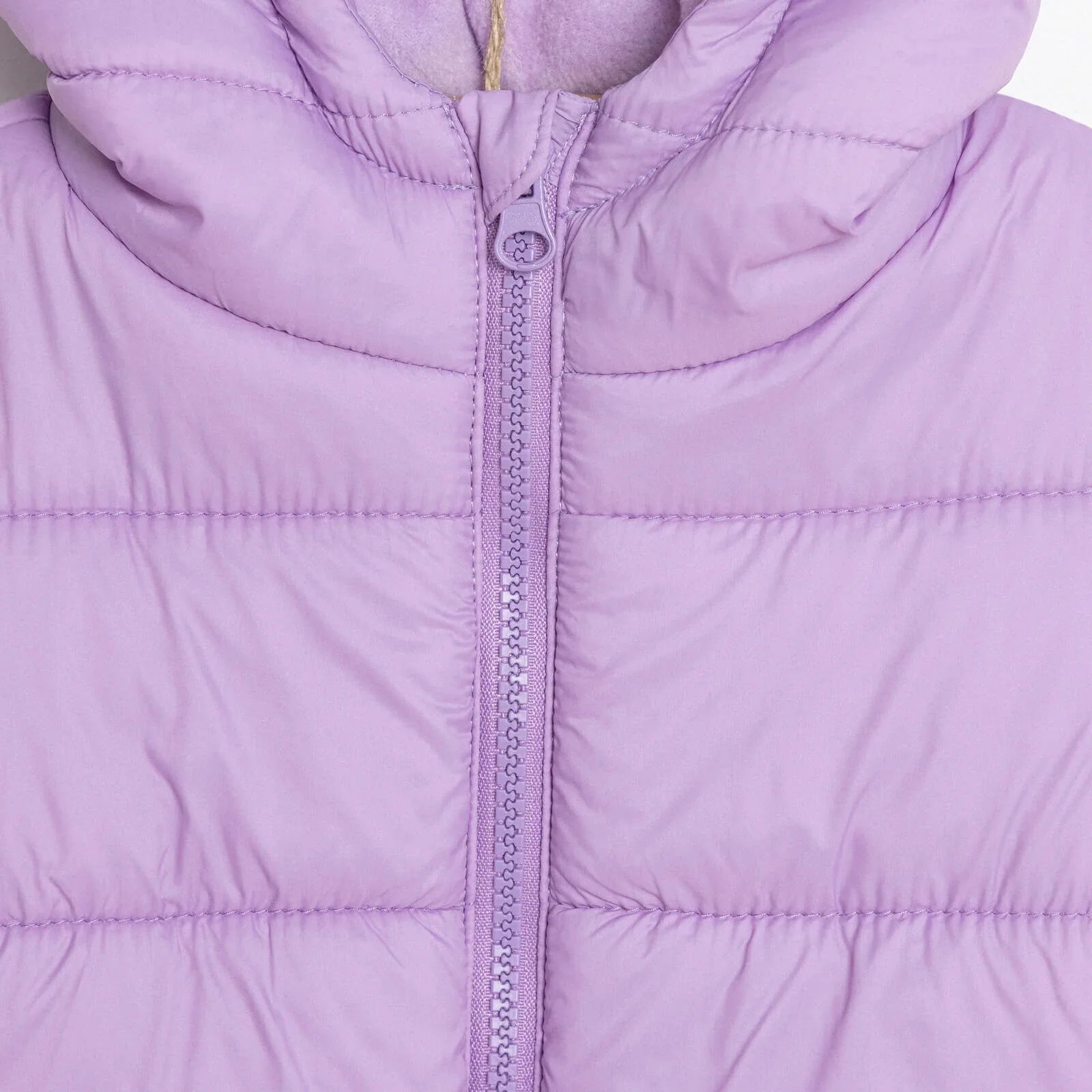 HelloBaby Basic Eared Hoodie Coat - Lilac - mezetto ebebek ebebek