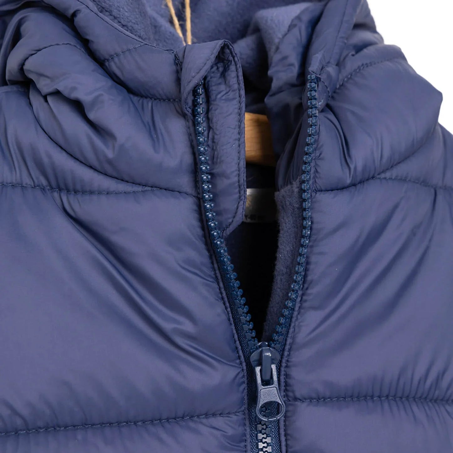 HelloBaby Basic Eared Hoodie Coat - Navy Blue - mezetto ebebek ebebek