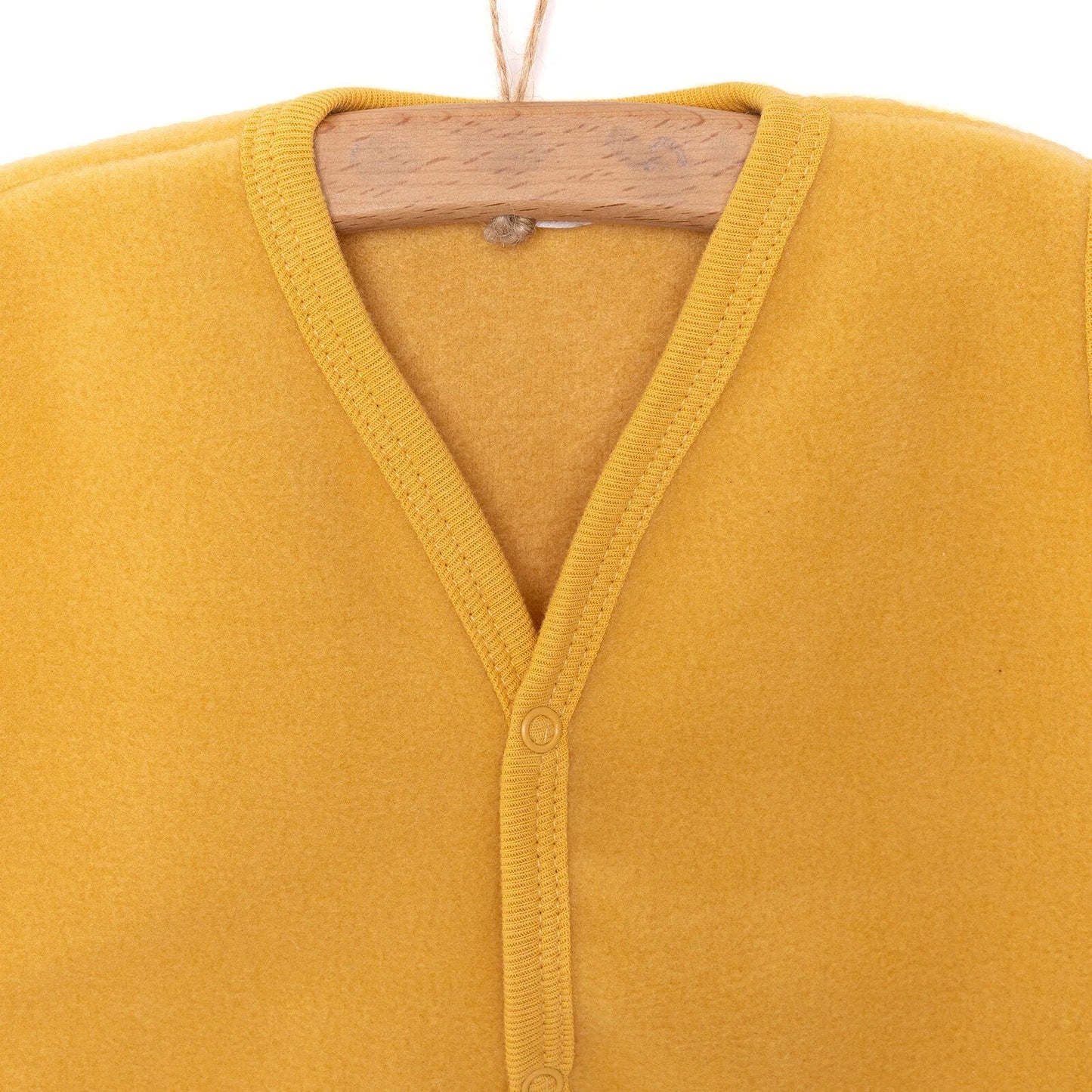 HelloBaby Basic Fleece Vest - Dark Yellow - mezetto ebebek ebebek