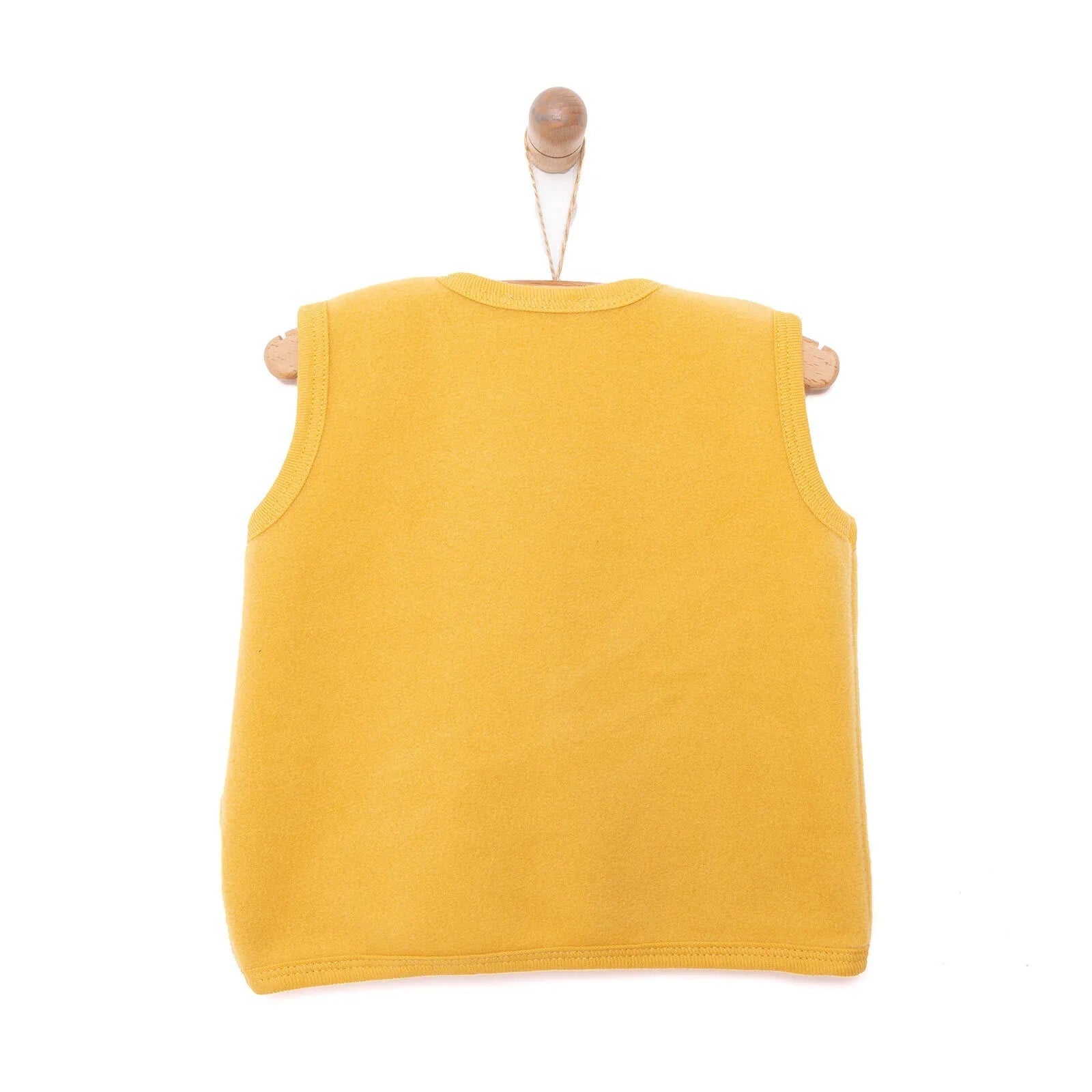 HelloBaby Basic Fleece Vest - Dark Yellow - mezetto ebebek ebebek