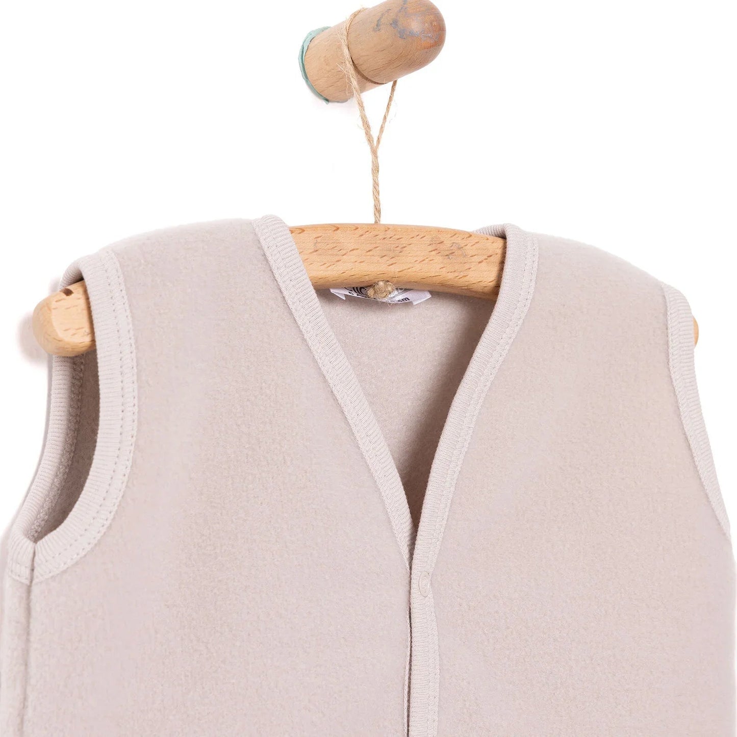 HelloBaby Basic Fleece Vest - Mink - mezetto ebebek ebebek