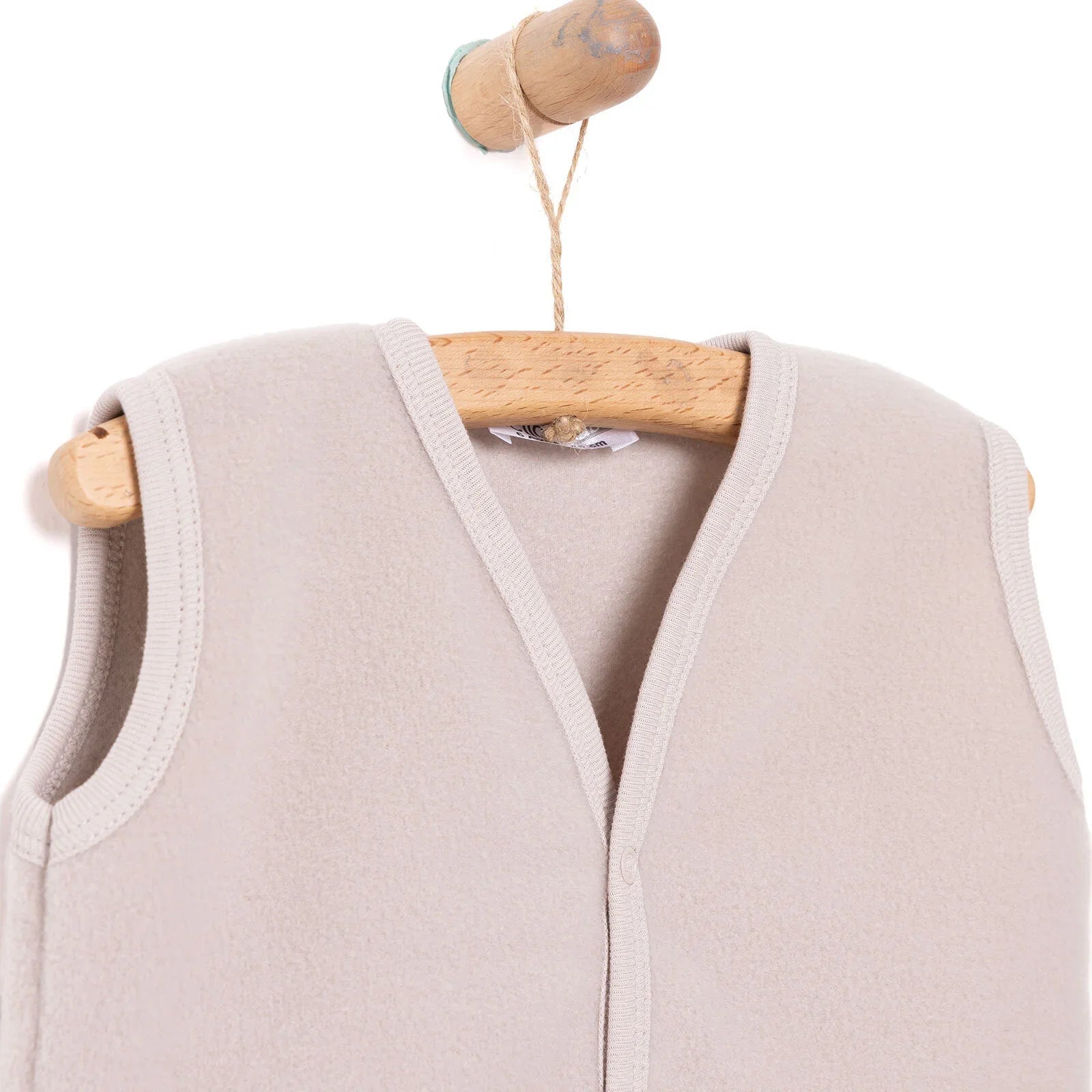 HelloBaby Basic Fleece Vest - Mink - mezetto ebebek ebebek