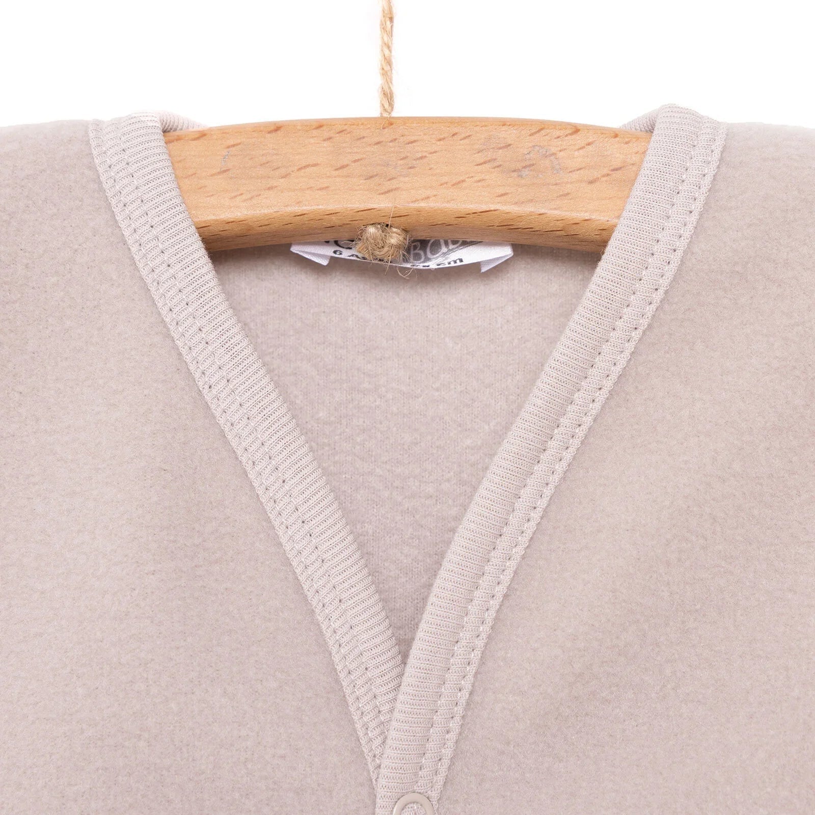HelloBaby Basic Fleece Vest - Mink - mezetto ebebek ebebek