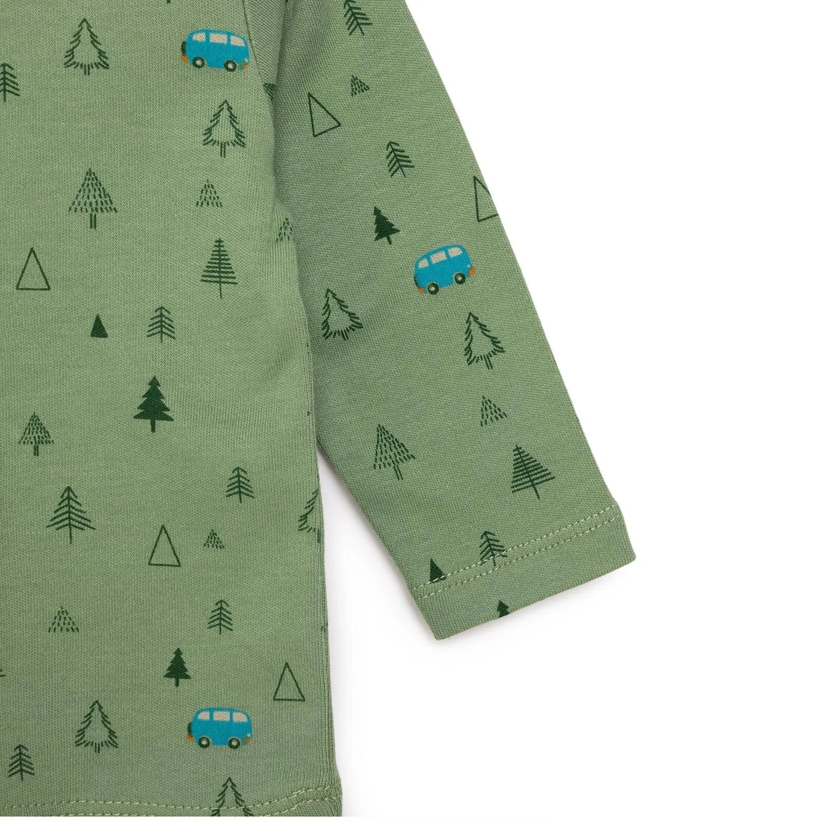 HelloBaby Basic Forest Printed Interlock T-Shirt - Printed - mezetto ebebek ebebek