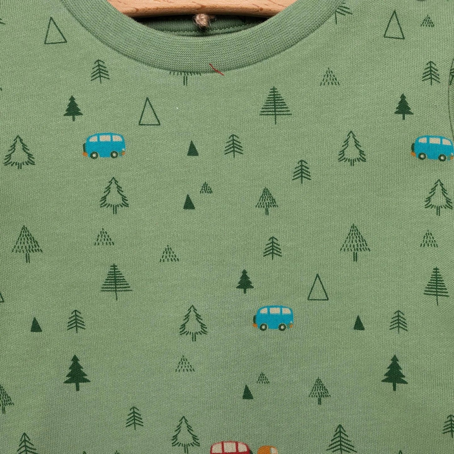 HelloBaby Basic Forest Printed Interlock T-Shirt - Printed - mezetto ebebek ebebek