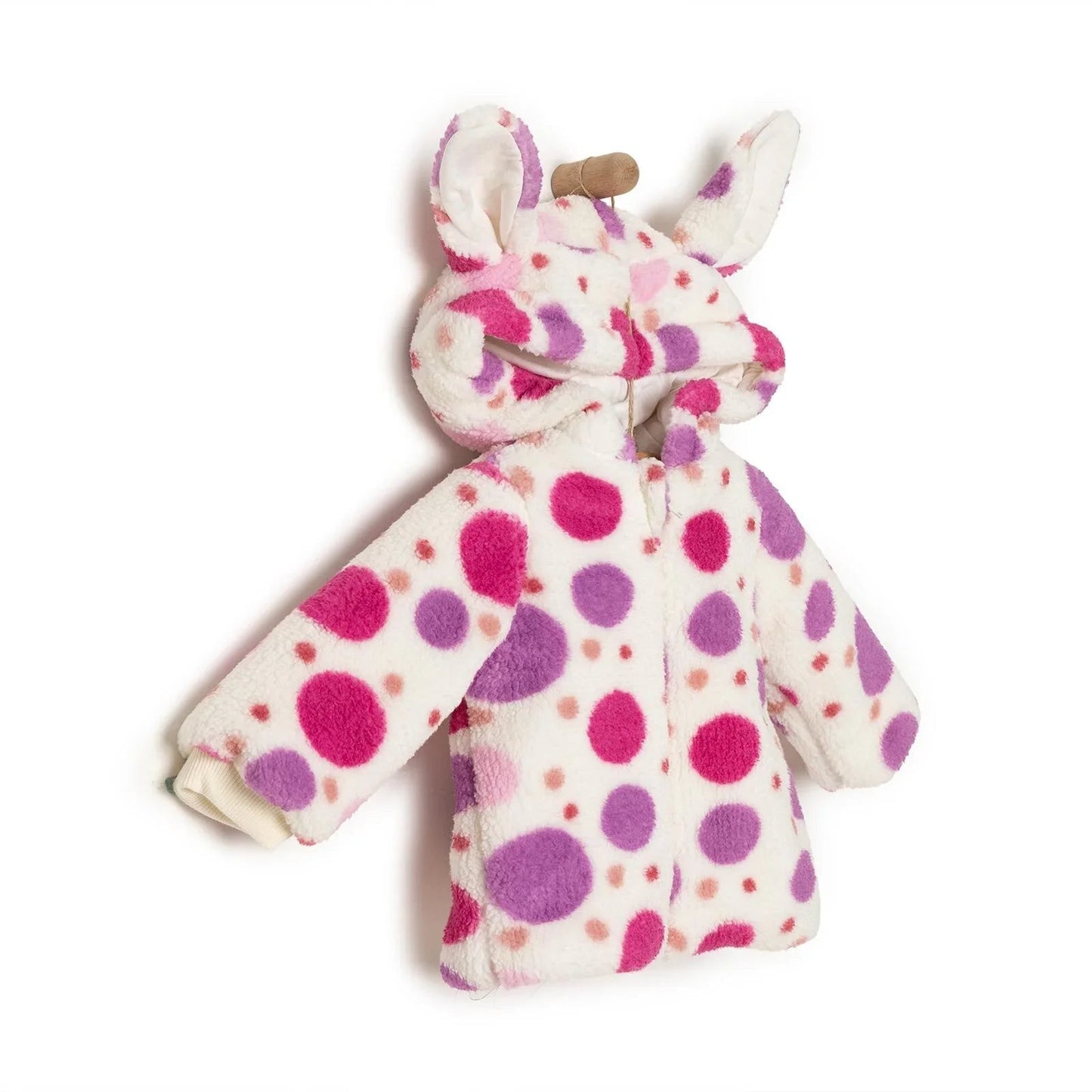 HelloBaby Basic Girl 3D Ears Welsoft Jacket - Rose - mezetto ebebek ebebek