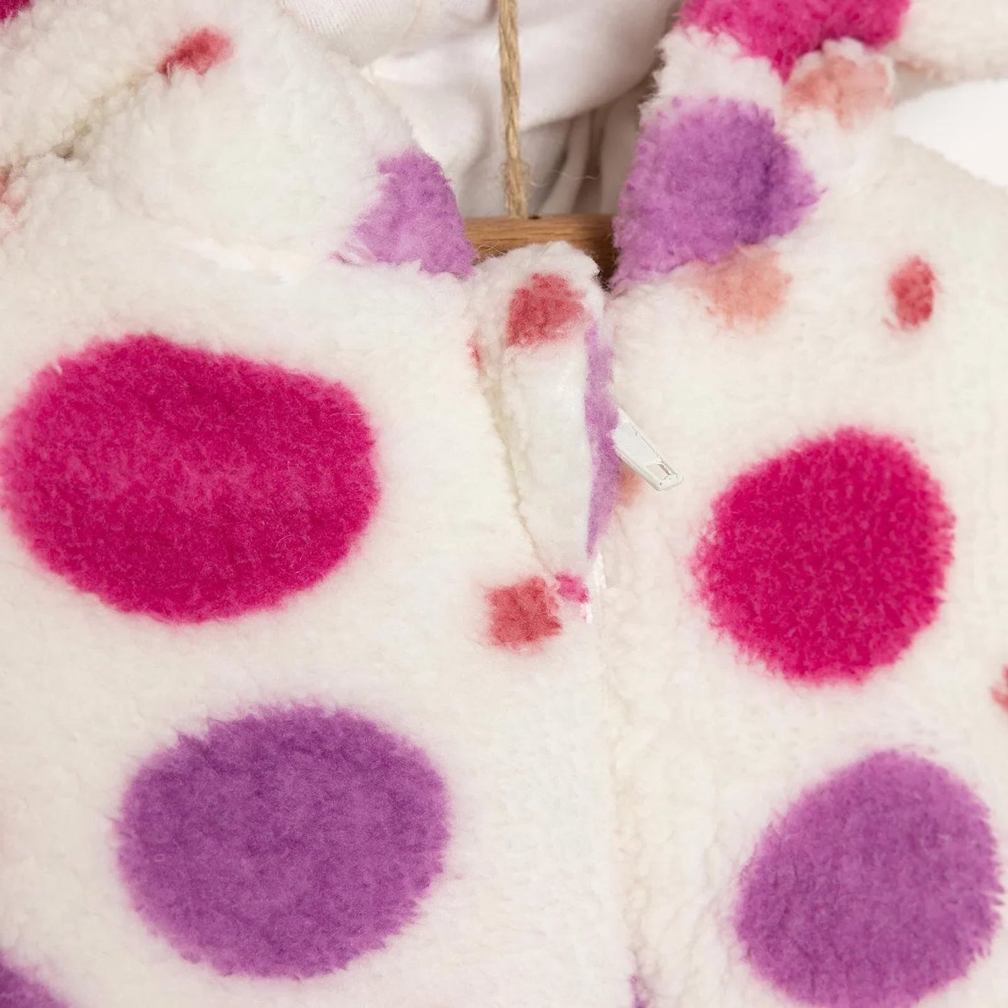HelloBaby Basic Girl 3D Ears Welsoft Jacket - Rose - mezetto ebebek ebebek