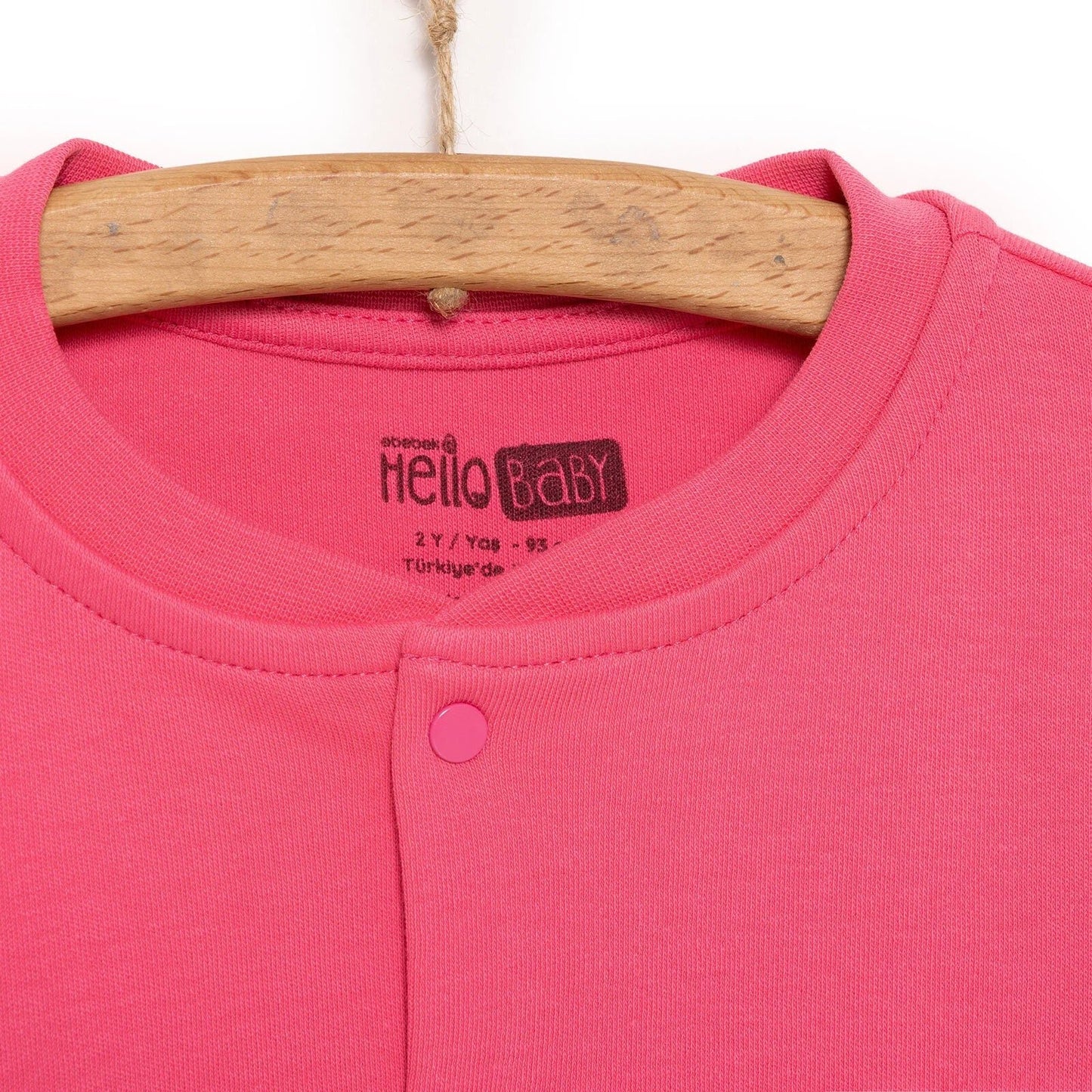 HelloBaby Basic Girl Cardigan - Pink - mezetto ebebek ebebek