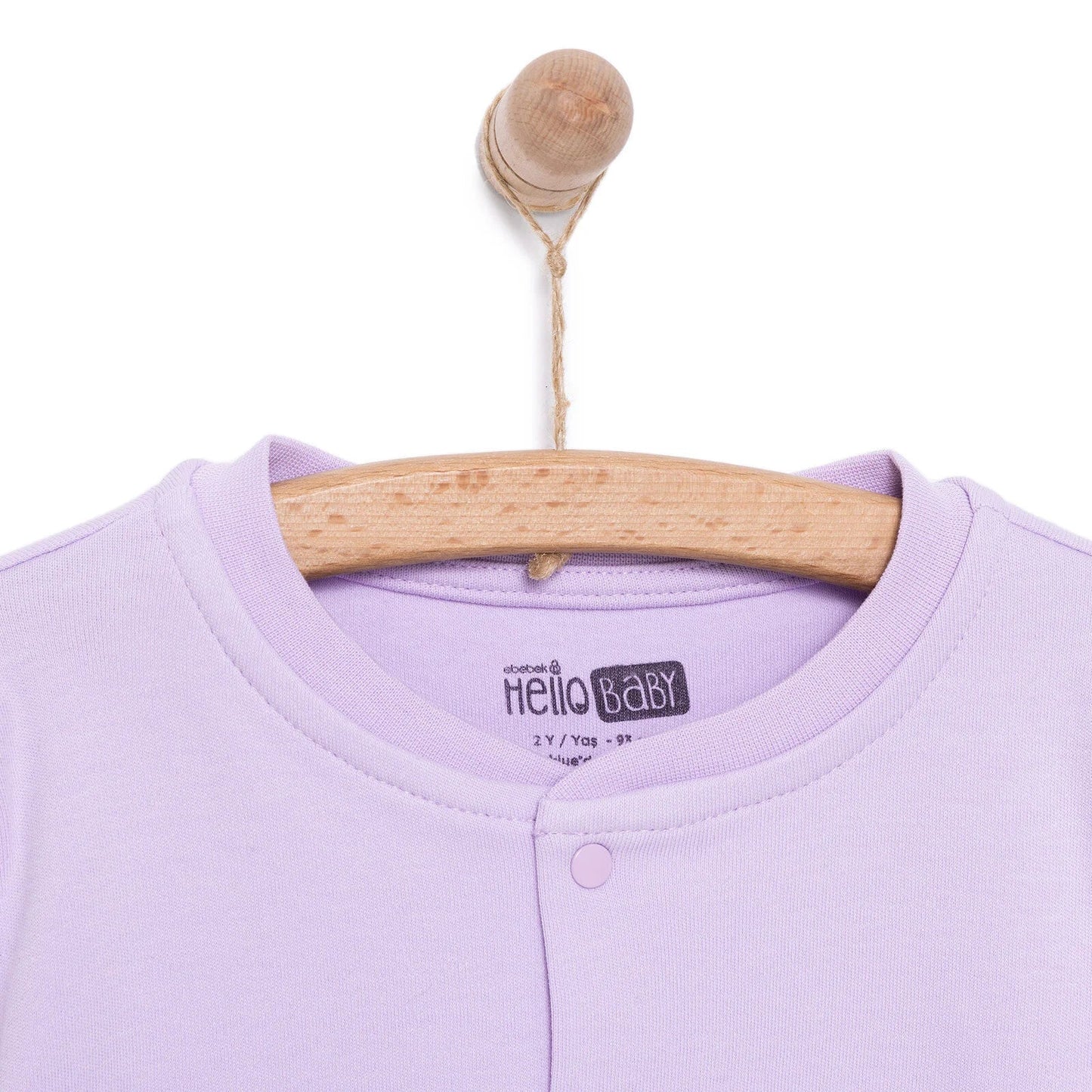 HelloBaby Basic Girl Cardigan - Purple - mezetto ebebek ebebek