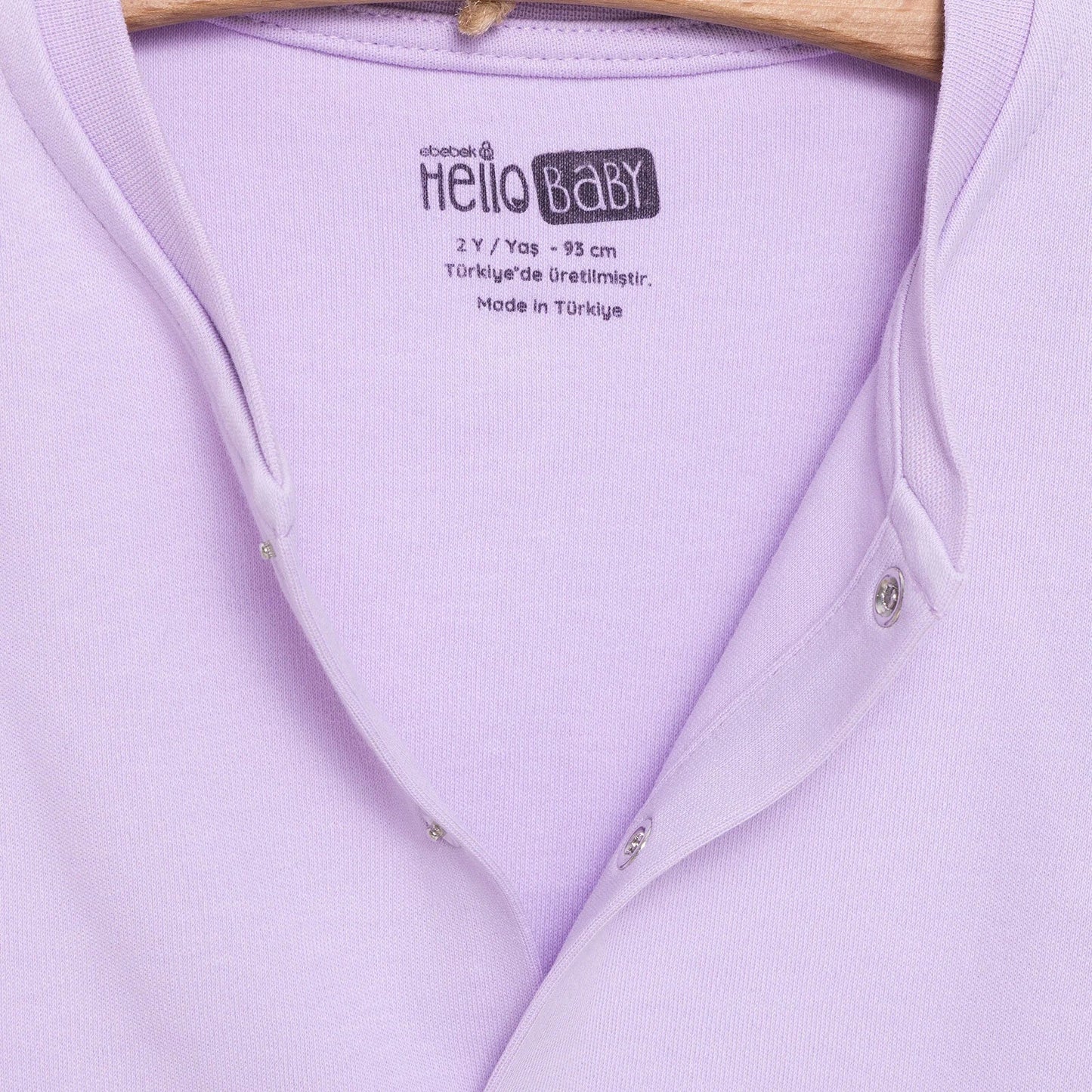 HelloBaby Basic Girl Cardigan - Purple - mezetto ebebek ebebek