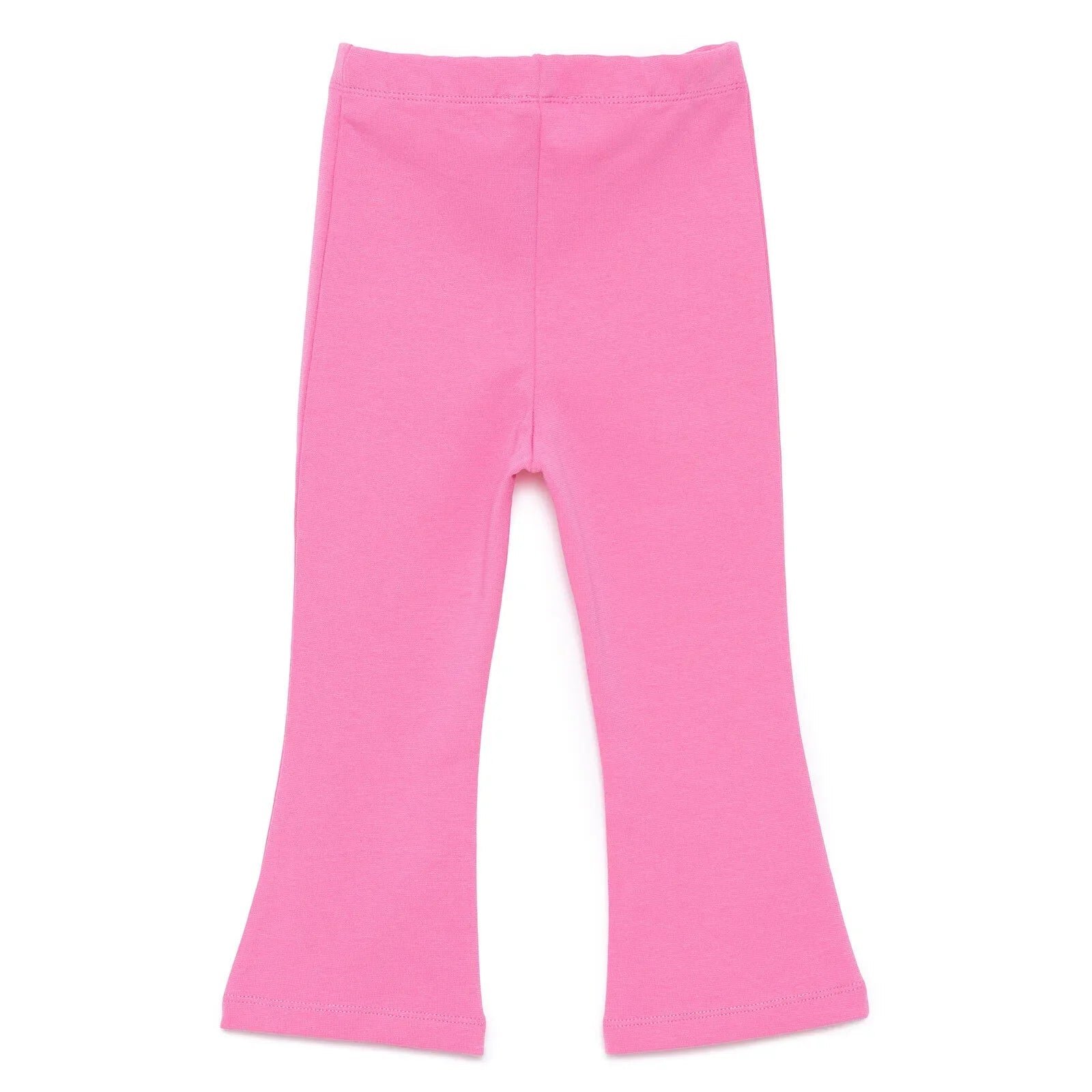 HelloBaby Basic Girl Flare Leggings - Dark Pink - mezetto ebebek ebebek