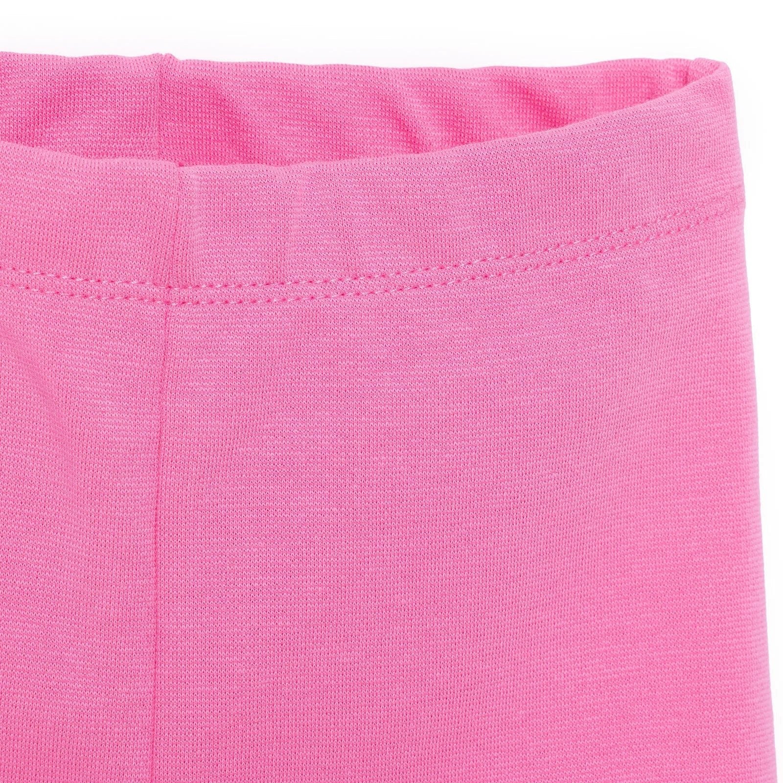 HelloBaby Basic Girl Flare Leggings - Dark Pink - mezetto ebebek ebebek