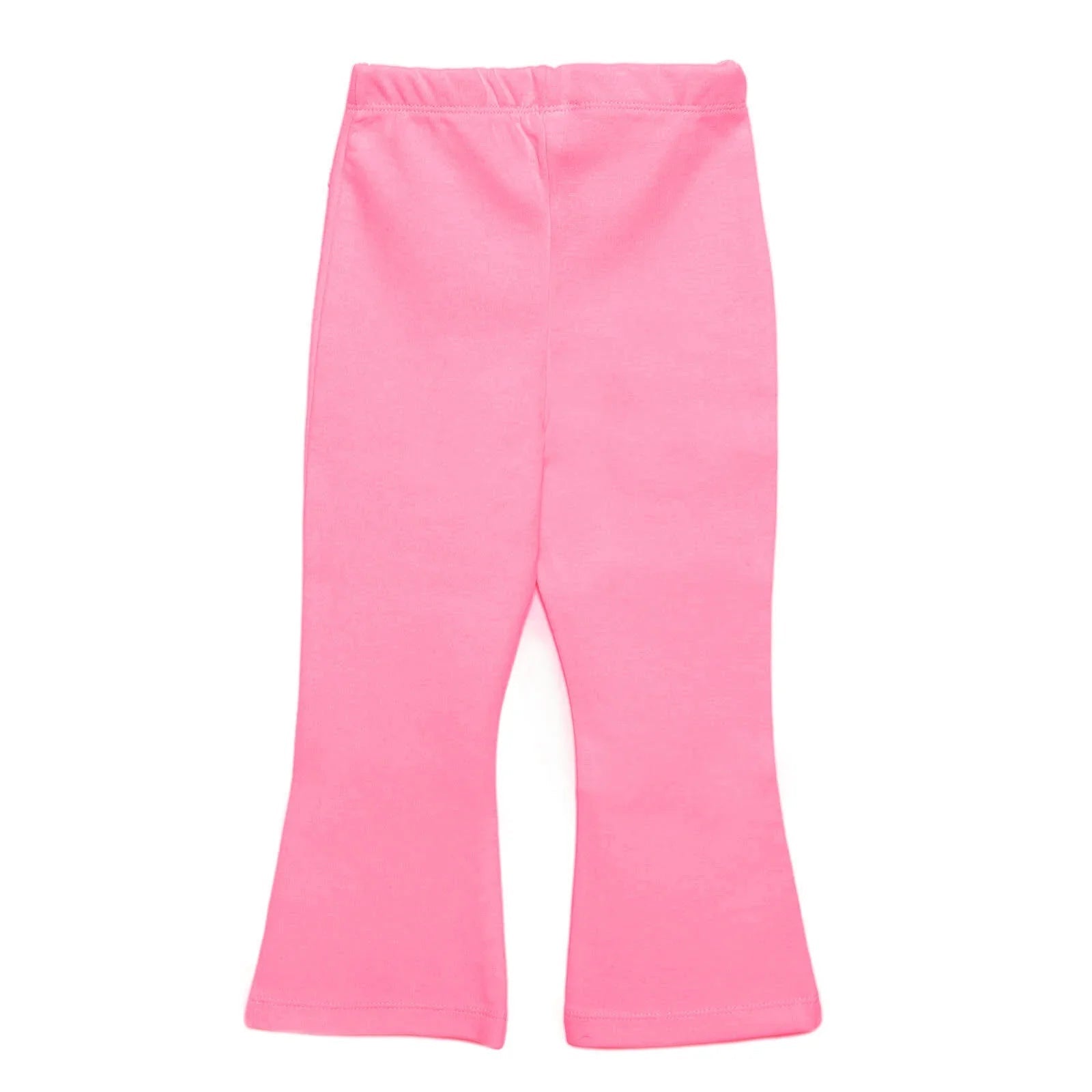 HelloBaby Basic Girl Flare Leggings - Light Pink - mezetto ebebek ebebek