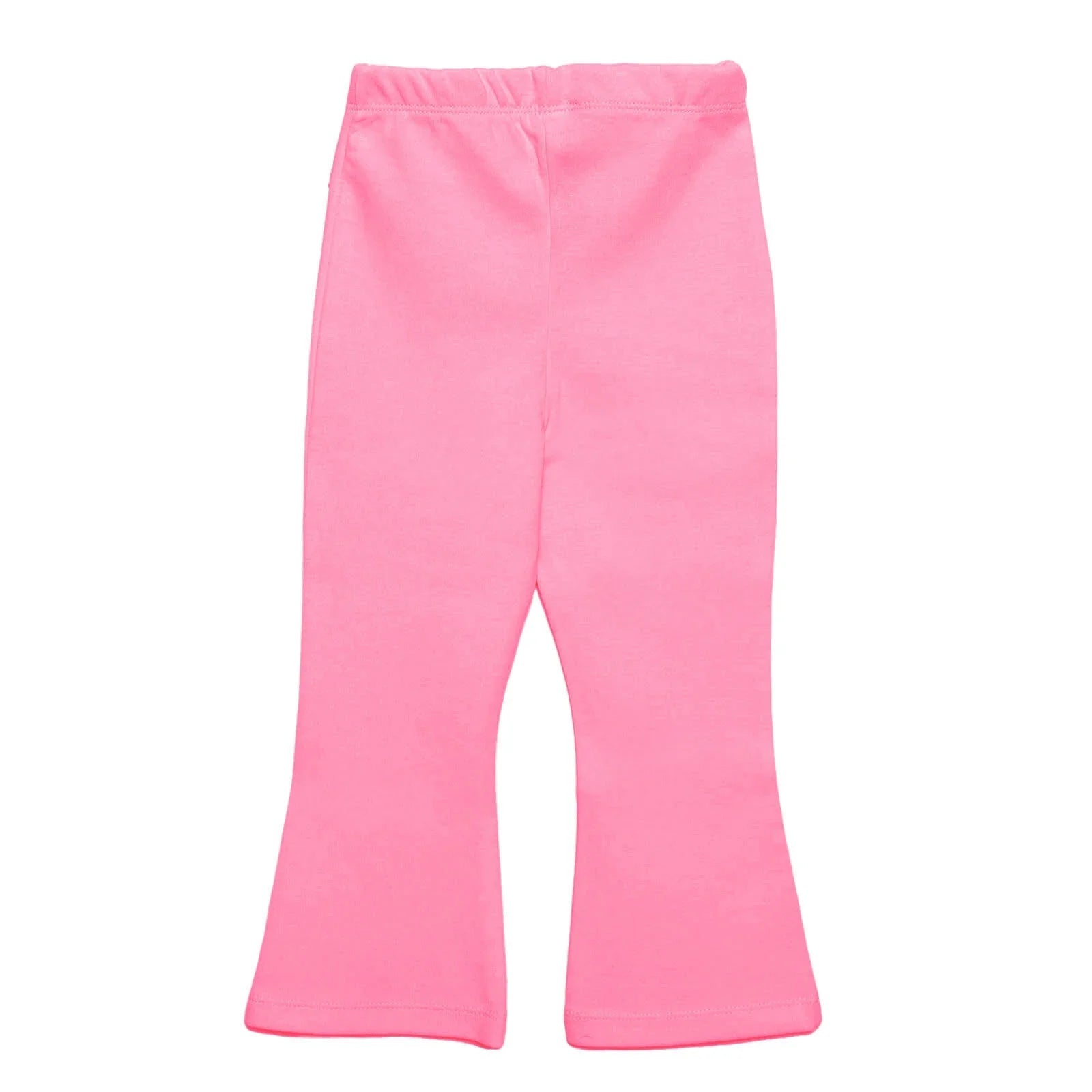HelloBaby Basic Girl Flare Leggings - Light Pink - mezetto ebebek ebebek