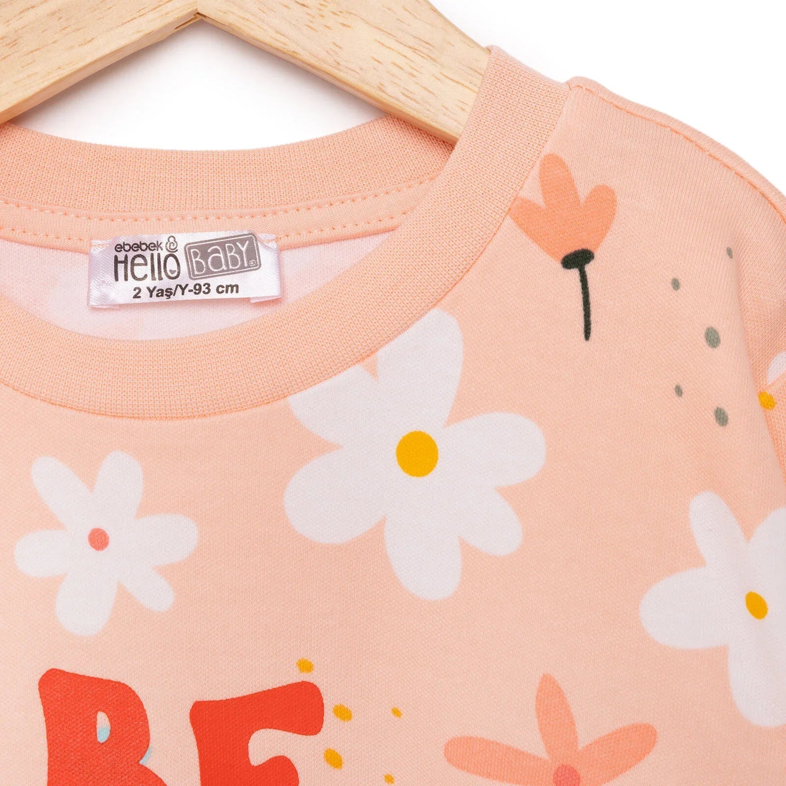 HelloBaby Basic Girl Flower Printed Jogging Set - mezetto ebebek ebebek