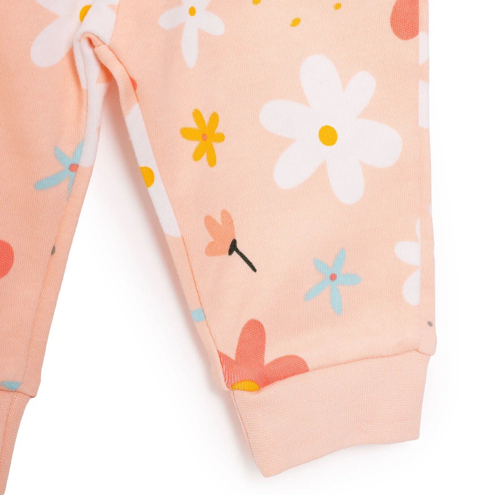 HelloBaby Basic Girl Flower Printed Jogging Set - mezetto ebebek ebebek