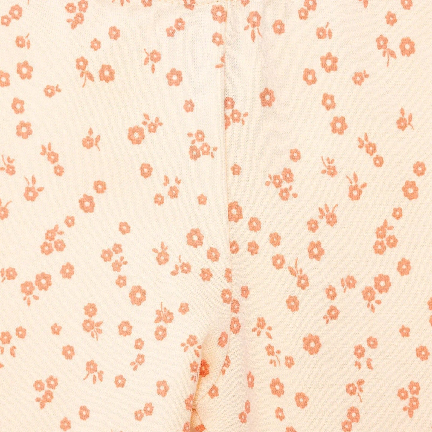 HelloBaby Basic Girl Flowers Patterns Leggings - Light Yellow - mezetto ebebek ebebek