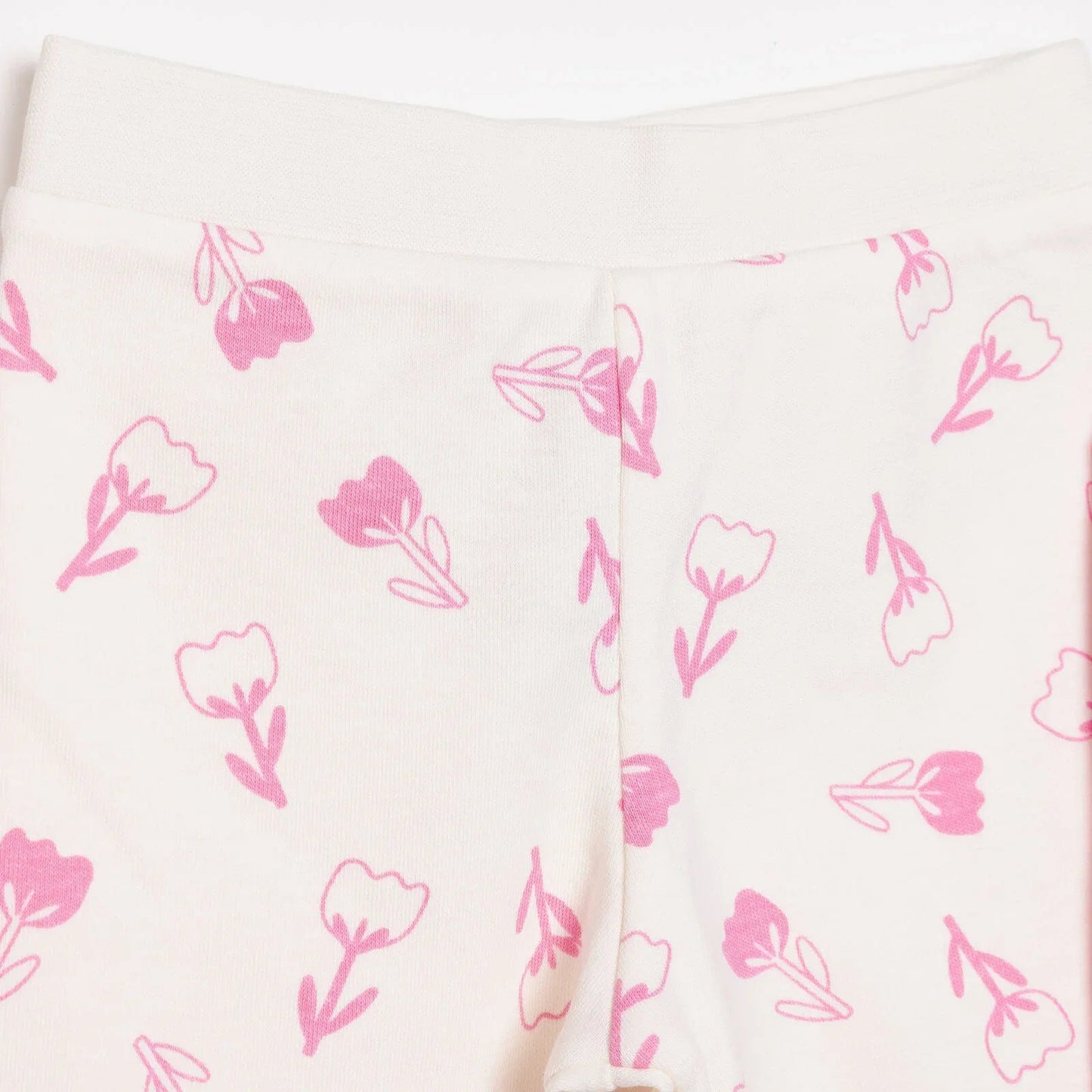 HelloBaby Basic Girl Joggers 2 pcs - Fuchsia - mezetto ebebek ebebek
