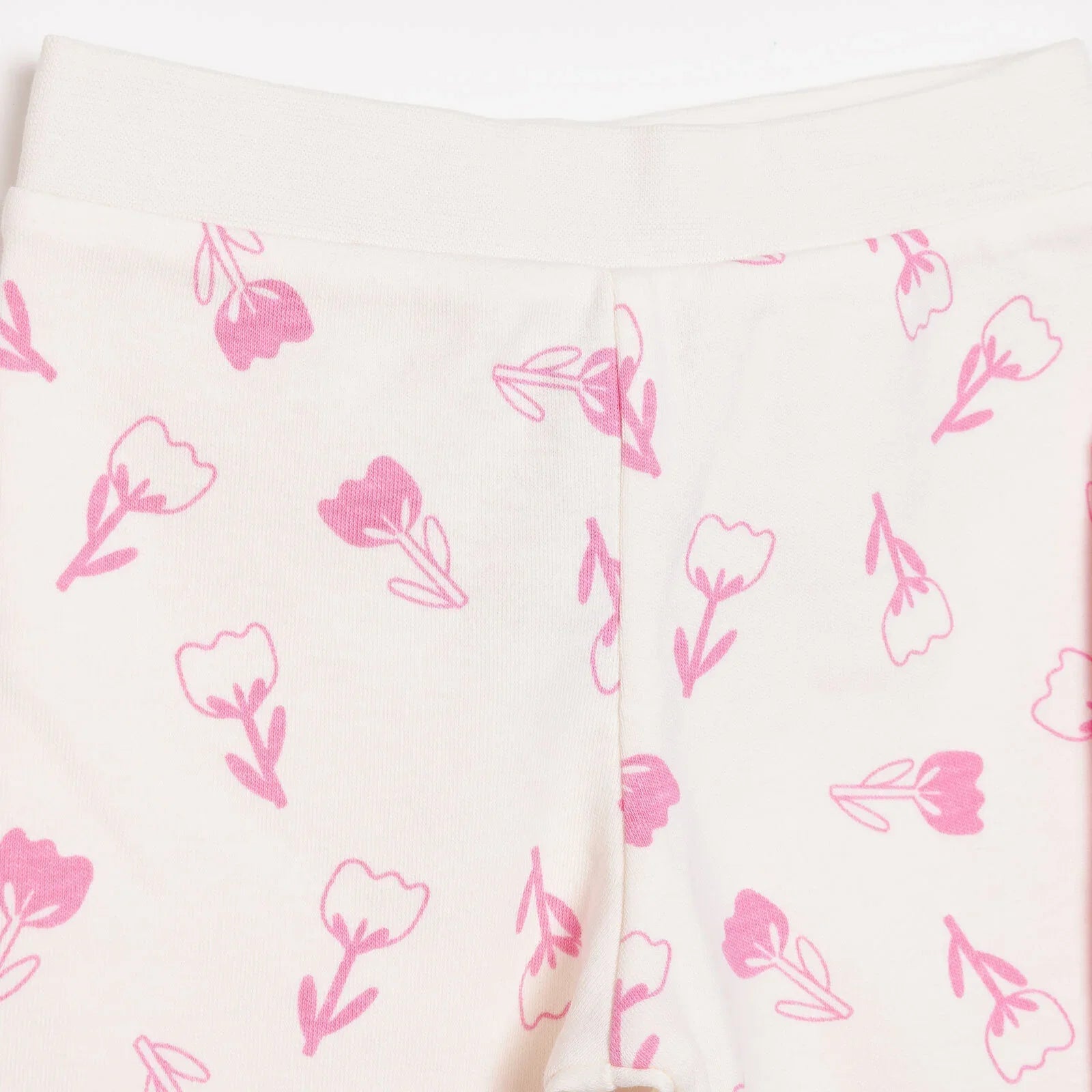 HelloBaby Basic Girl Joggers 2 pcs - Fuchsia - mezetto ebebek ebebek