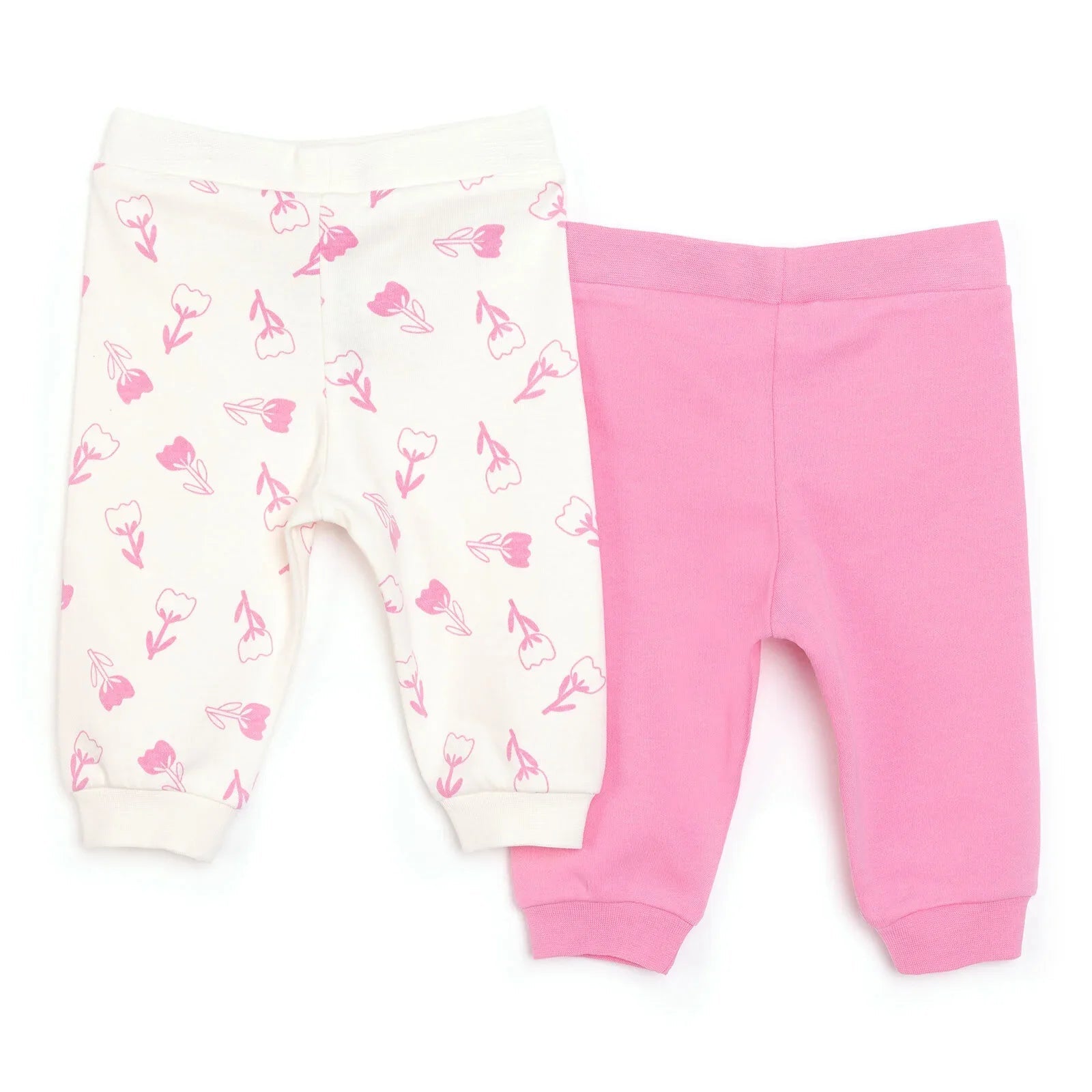 HelloBaby Basic Girl Joggers 2 pcs - Fuchsia - mezetto ebebek ebebek