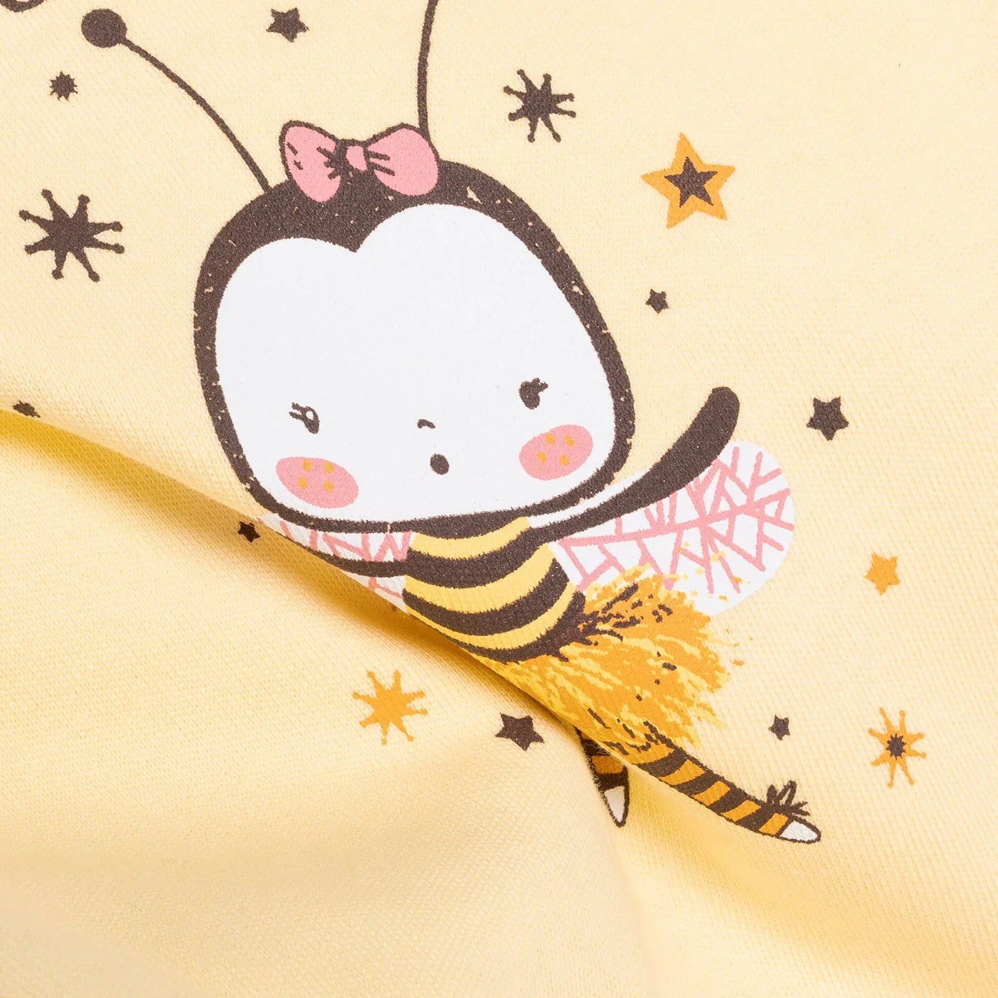 HelloBaby Basic Girl Jogging Set - Yellow - mezetto ebebek ebebek