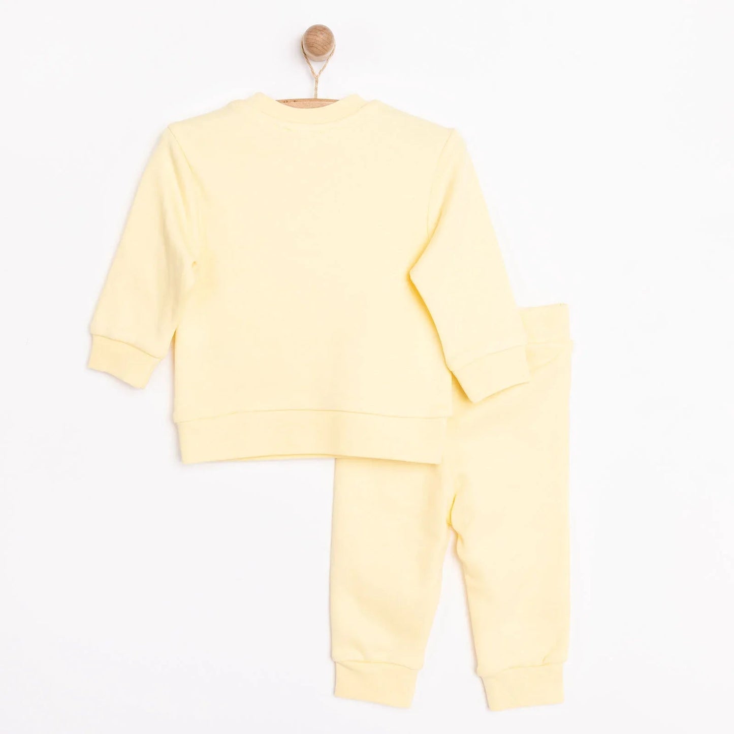 HelloBaby Basic Girl Jogging Set - Yellow - mezetto ebebek ebebek