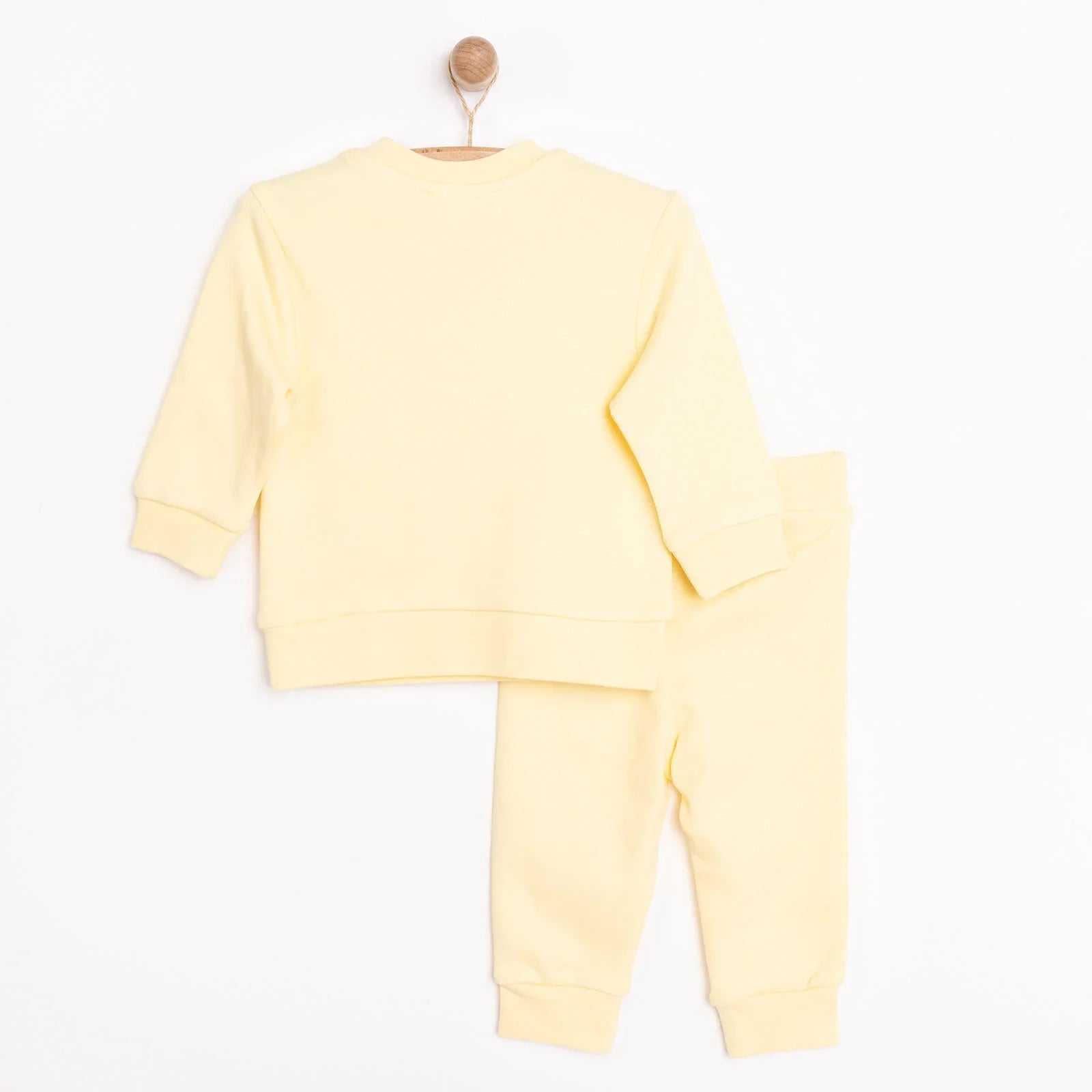 HelloBaby Basic Girl Jogging Set - Yellow - mezetto ebebek ebebek