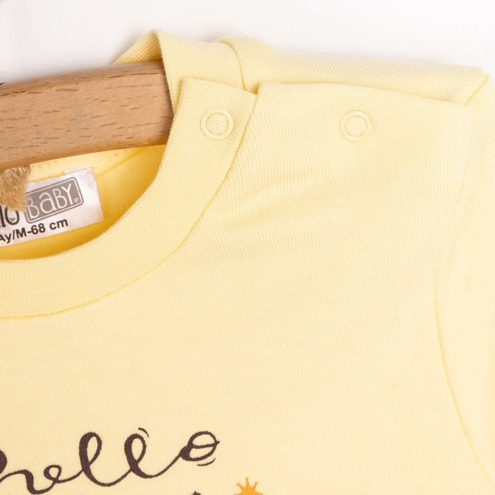 HelloBaby Basic Girl Jogging Set - Yellow - mezetto ebebek ebebek