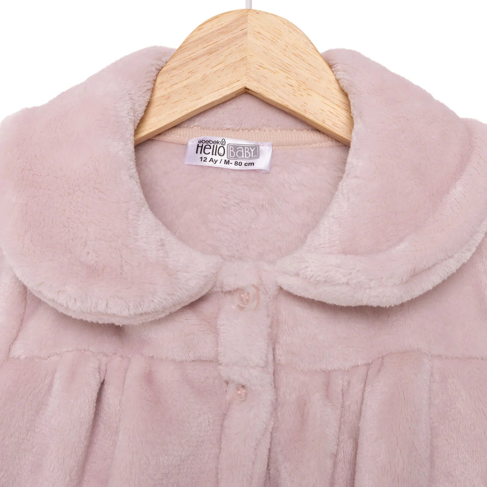 HelloBaby Basic Girl Welsoft Cardigan - Powder - mezetto ebebek ebebek