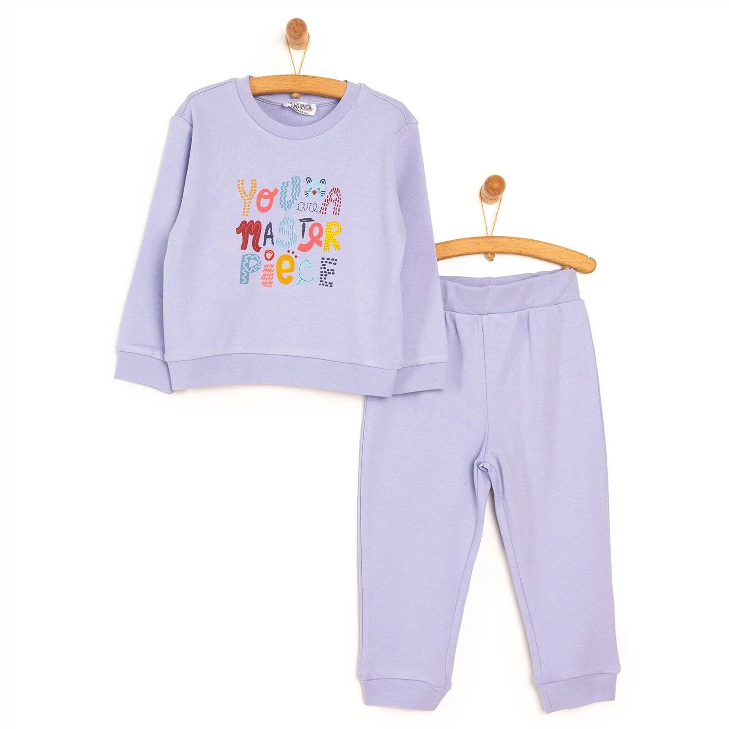 HelloBaby Basic Joggers - Light Blue - mezetto ebebek ebebek