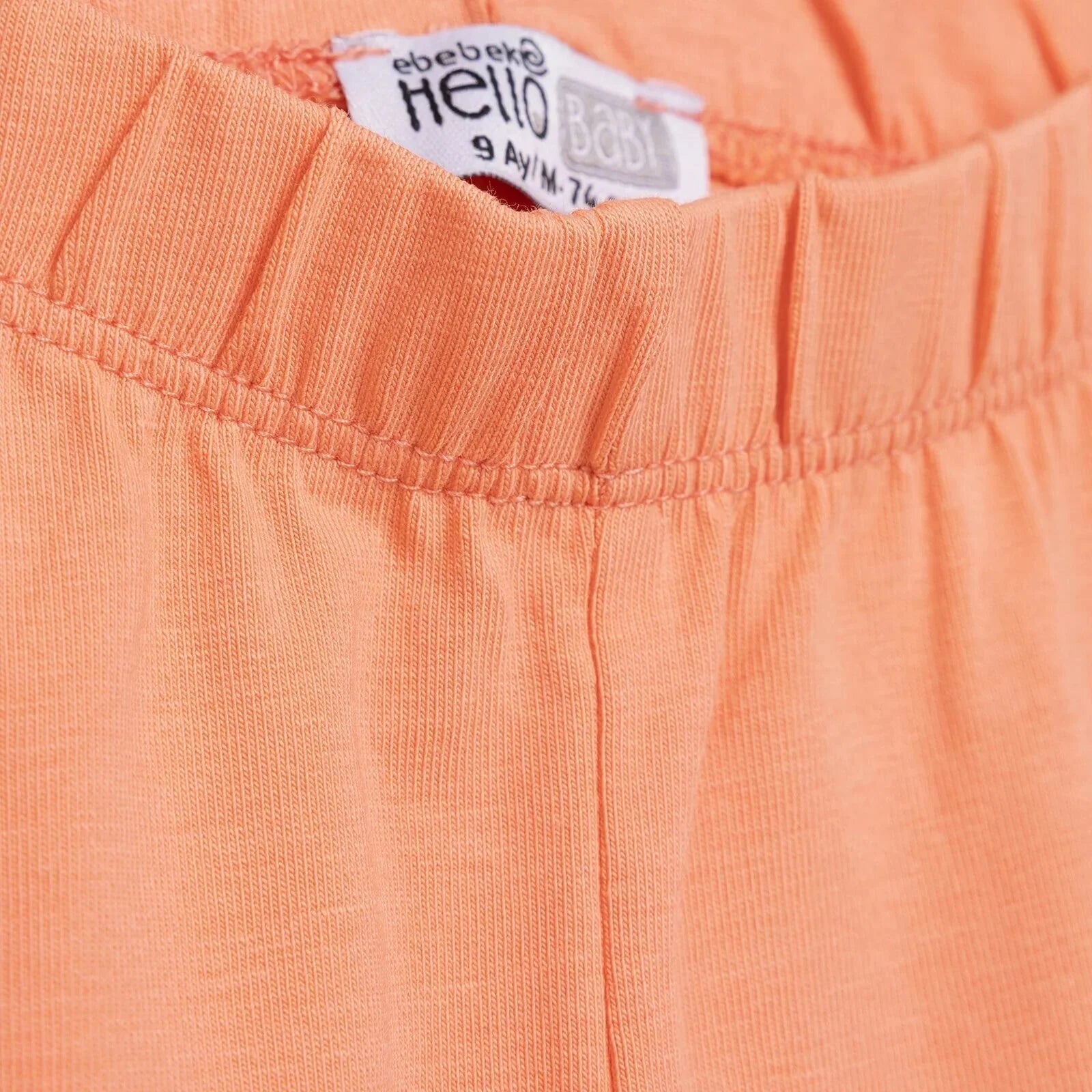HelloBaby Basıc Leggings - Salmon - mezetto ebebek ebebek