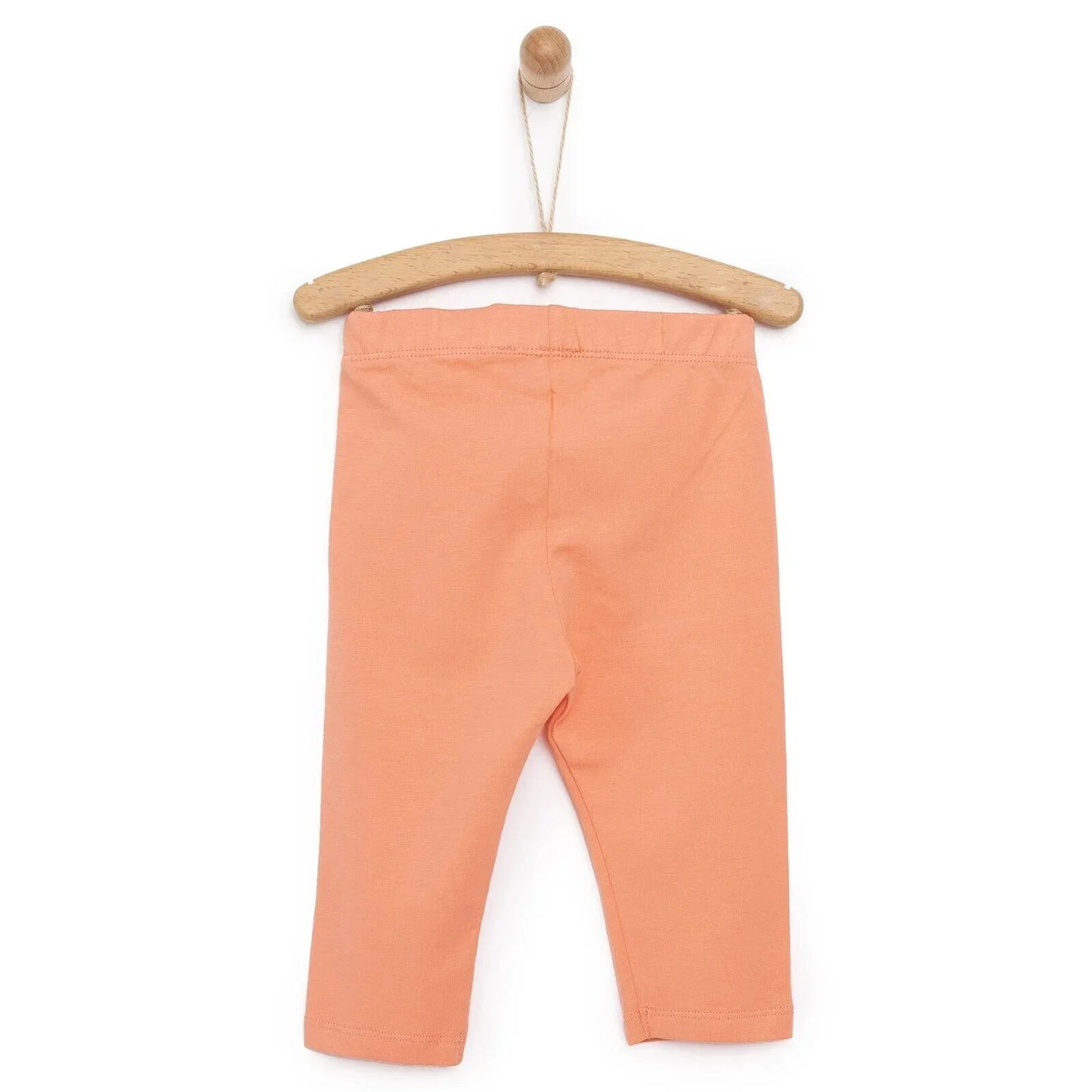 HelloBaby Basıc Leggings - Salmon - mezetto ebebek ebebek
