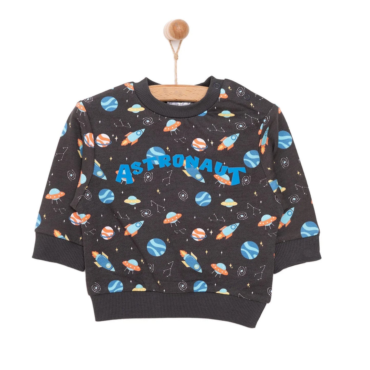 HelloBaby Basic Low Raised Animals Printed Sweatshirt - mezetto ebebek ebebek