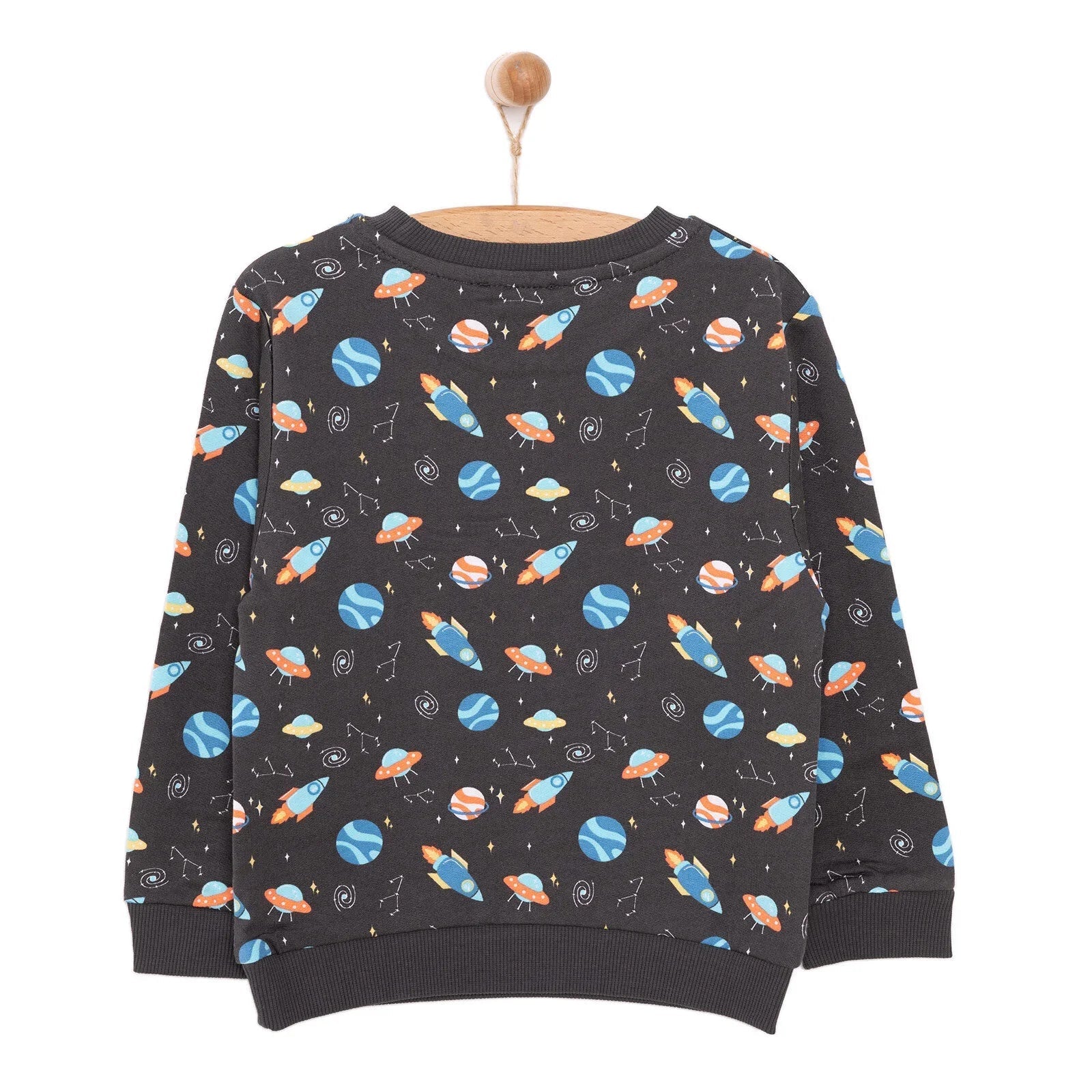 HelloBaby Basic Low Raised Animals Printed Sweatshirt - mezetto ebebek ebebek