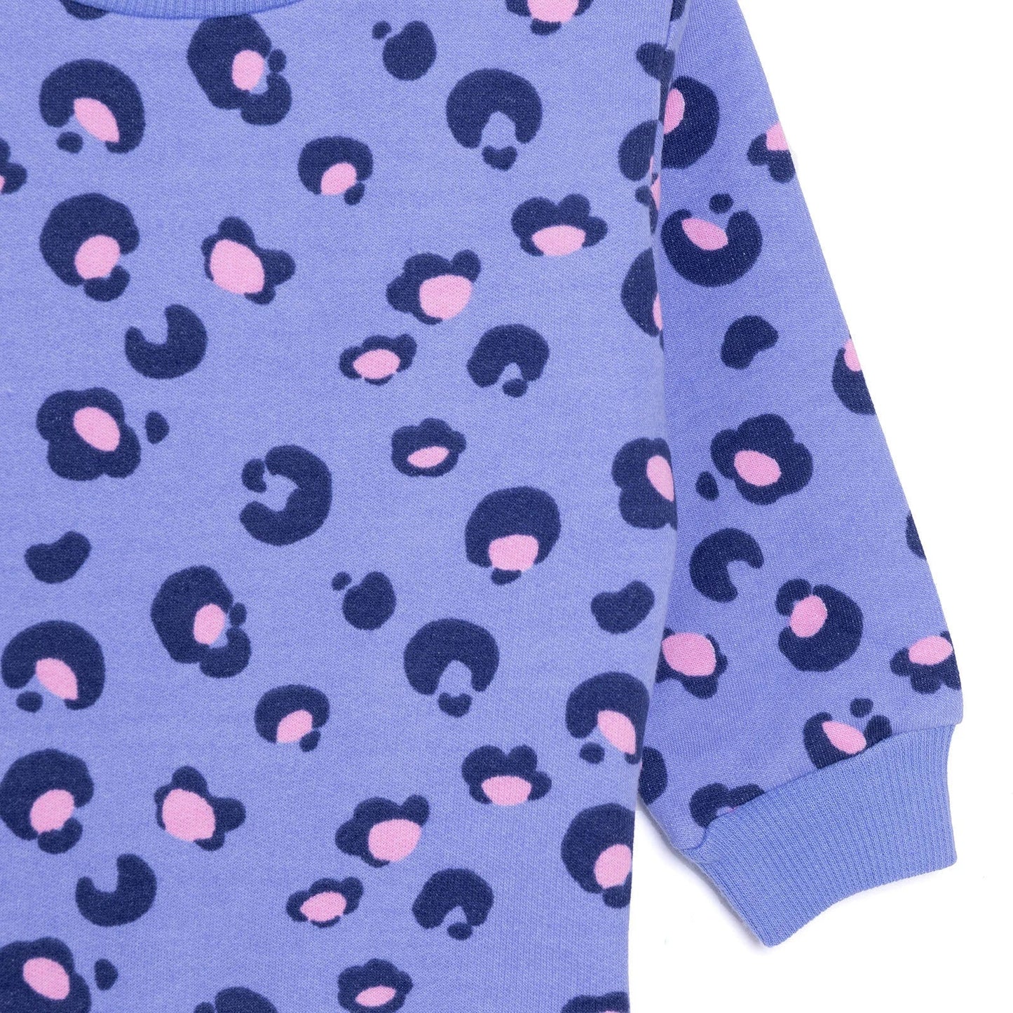 HelloBaby Basic Low Raised Leopar Printed Sweatshirt - Printed - mezetto ebebek ebebek