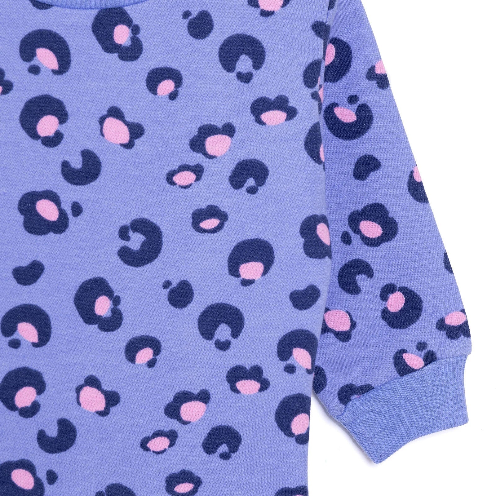 HelloBaby Basic Low Raised Leopar Printed Sweatshirt - Printed - mezetto ebebek ebebek