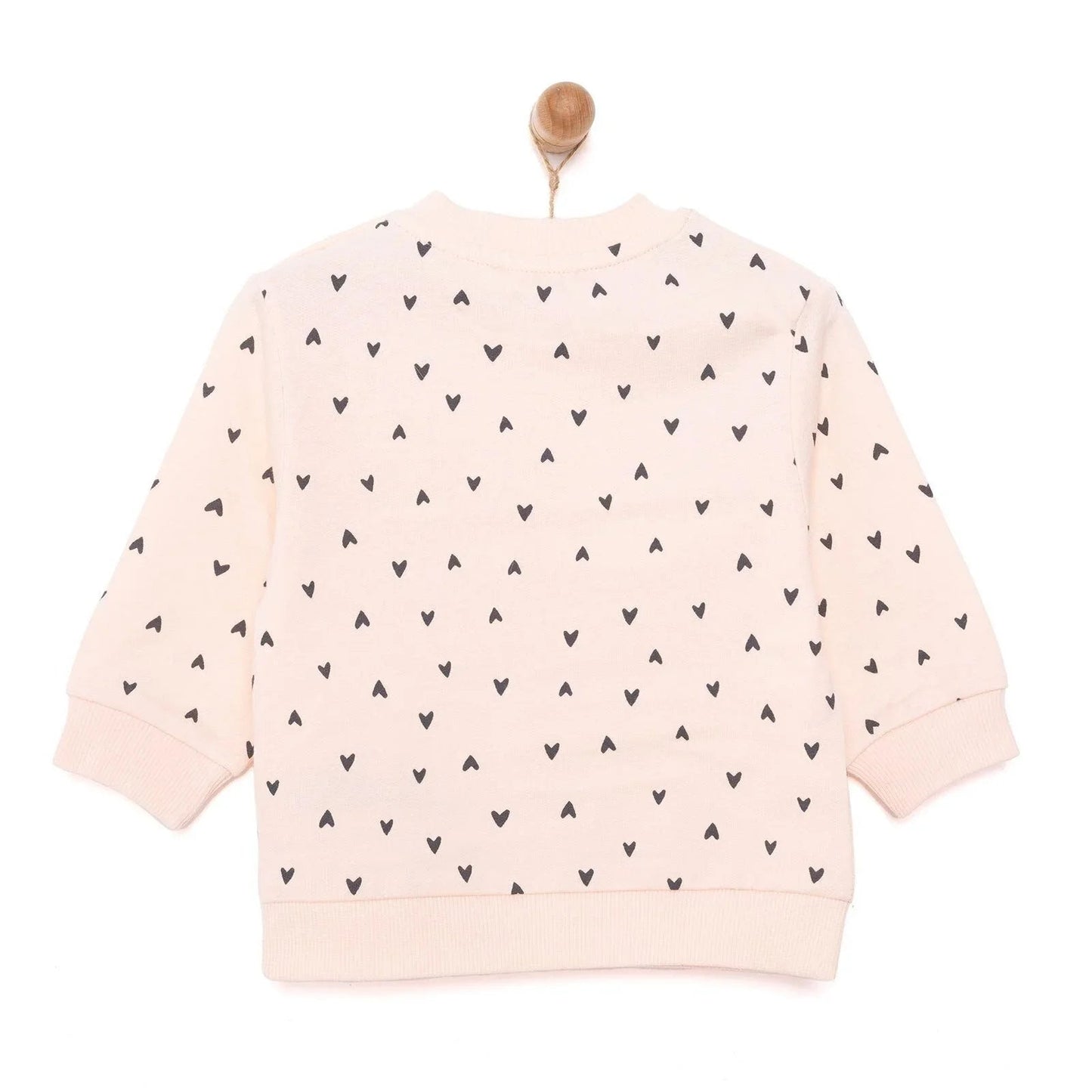 HelloBaby Basic Low Raised Lion Printed Sweatshirt - Printed - mezetto ebebek ebebek