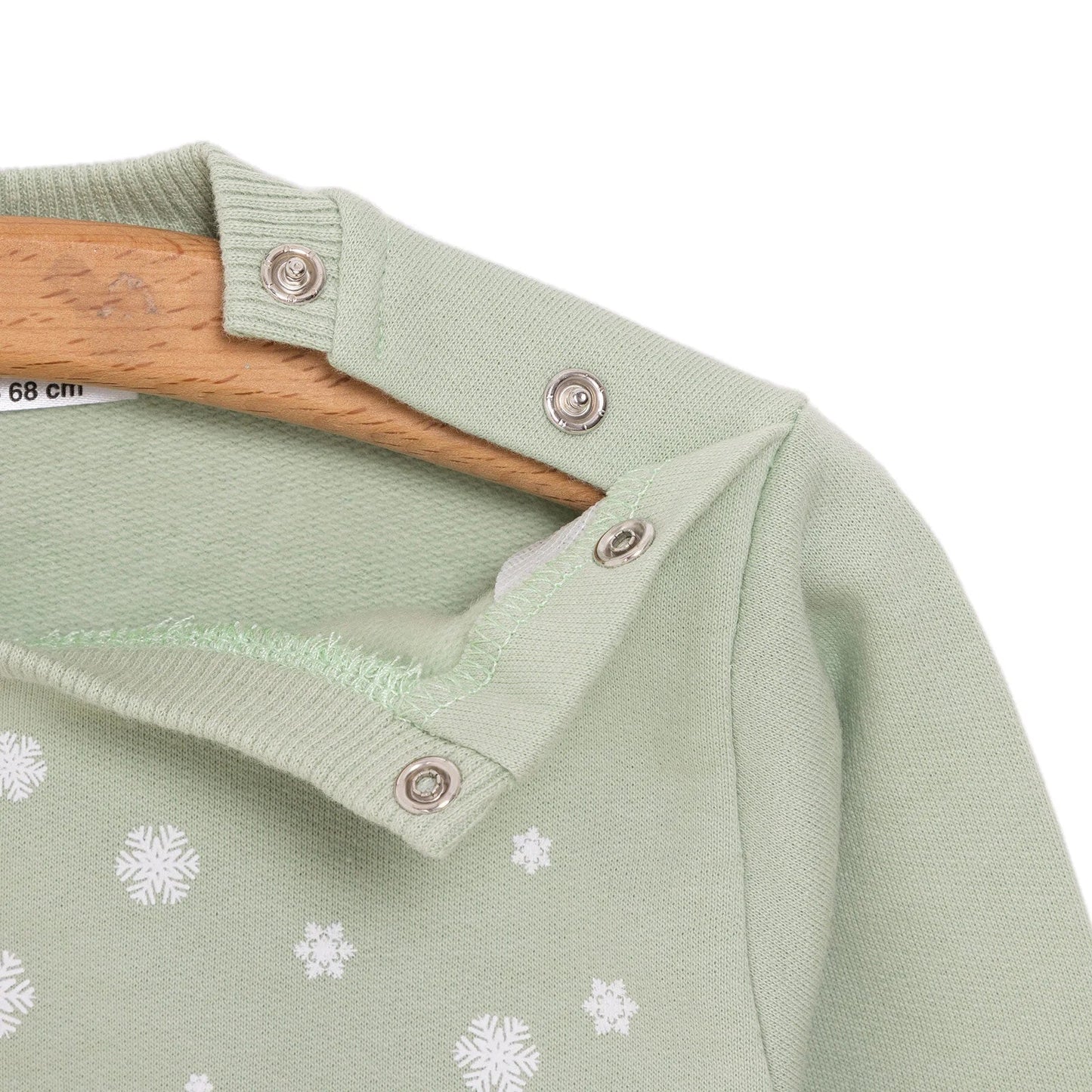 HelloBaby Basic Low Raised Penguin Printed Sweatshirt - Multicolour - mezetto ebebek ebebek