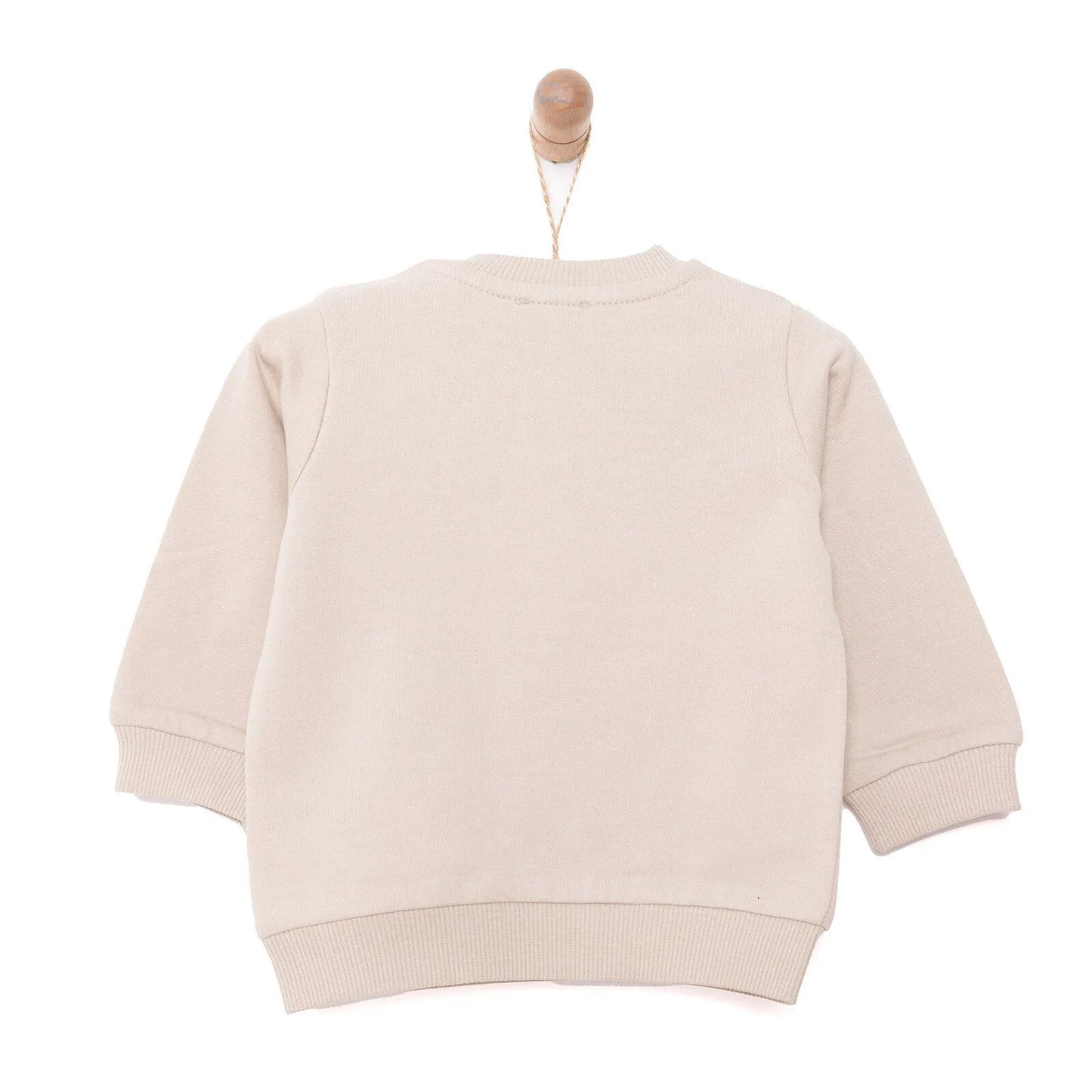 HelloBaby Basic Low Raised Tiger Crew Printed Sweatshirt - mezetto ebebek ebebek