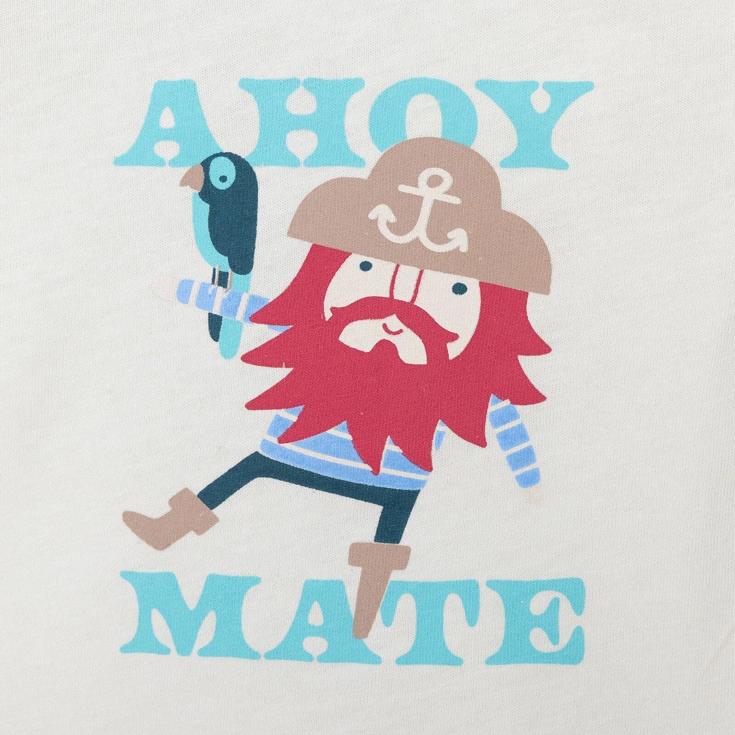 HelloBaby Basic Pirate Printed Tshirt - Green - mezetto ebebek ebebek
